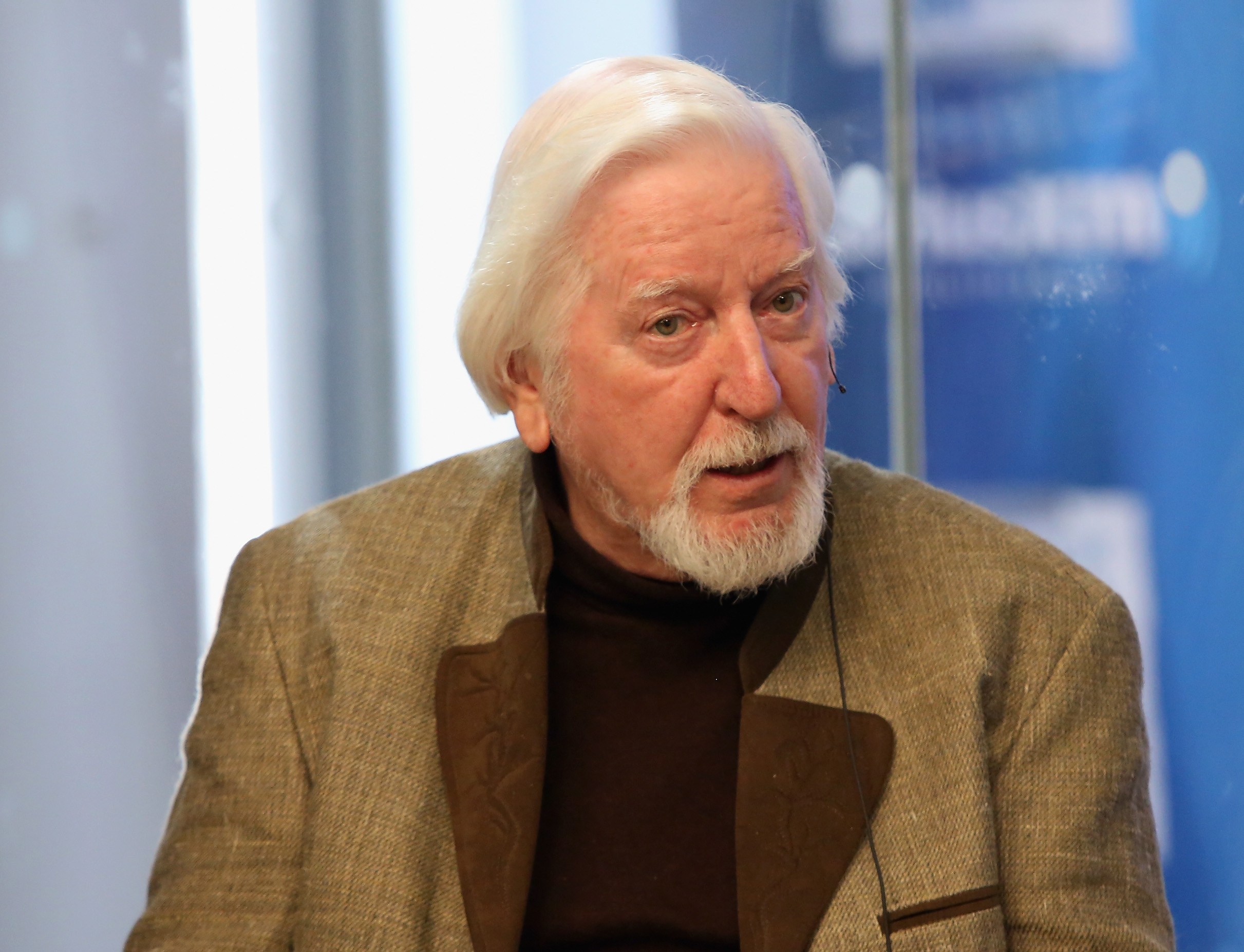 Caroll Spinney "Oscar and Big Bird" attends SiriusXM's Town Hall with original cast members from Sesame Street commemorating the 45th anniversary of the celebrated series debut on public television moderated by Weekend TODAY co-anchor Erica Hill on Octob