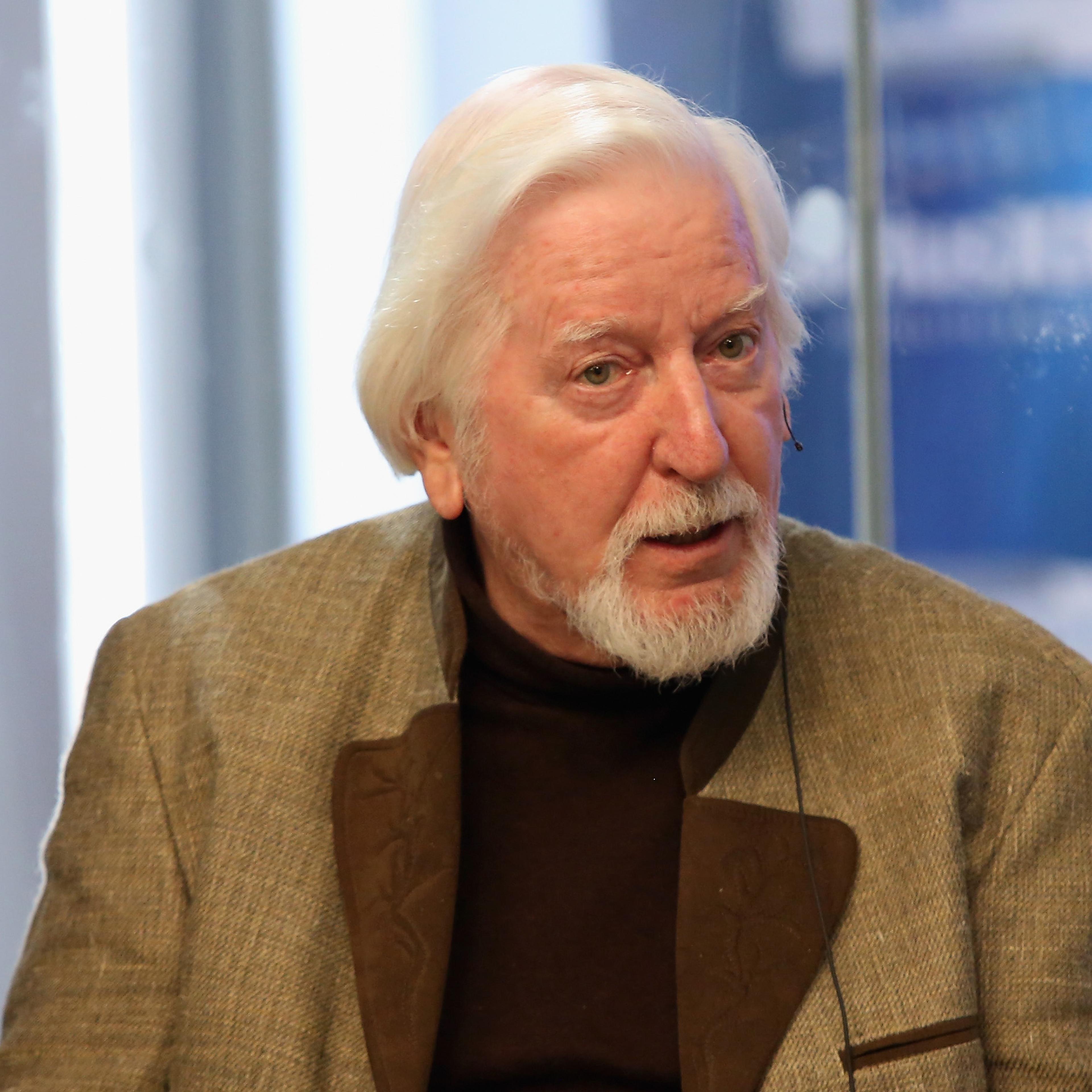 Caroll Spinney "Oscar and Big Bird" attends SiriusXM's Town Hall with original cast members from Sesame Street commemorating the 45th anniversary of the celebrated series debut on public television moderated by Weekend TODAY co-anchor Erica Hill on Octob