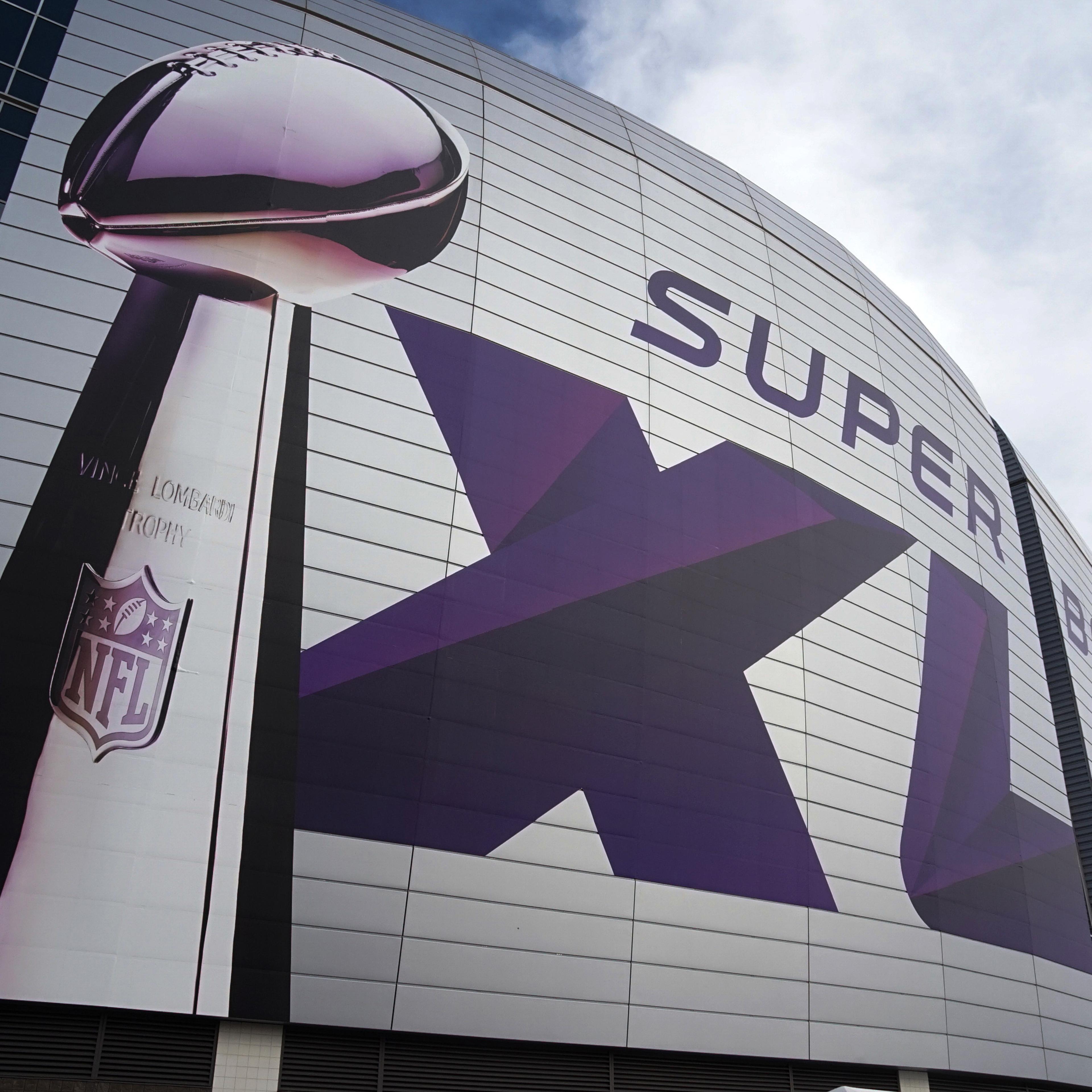 The exterior of University of Phoenix Stadium