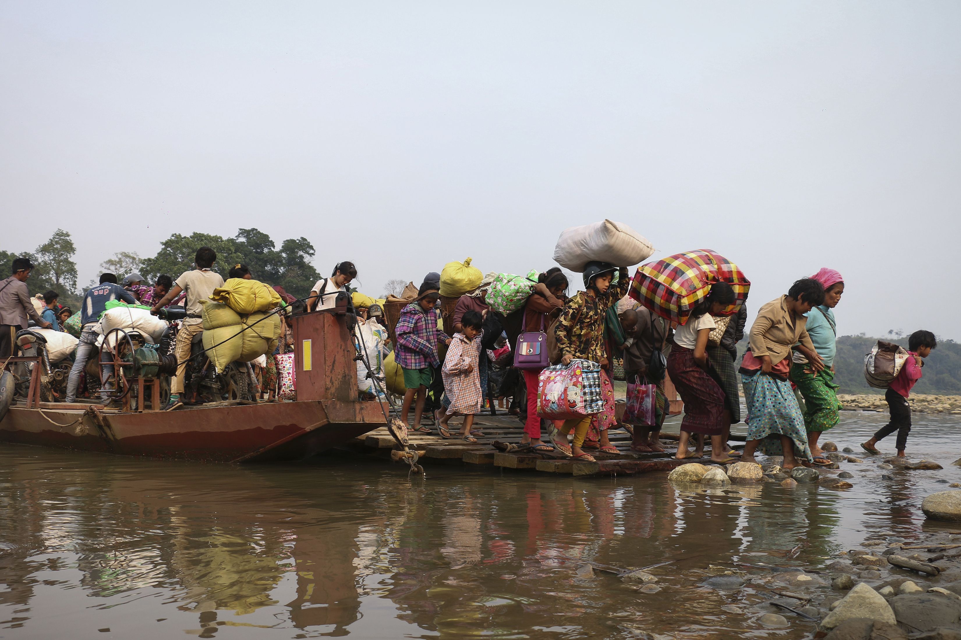 TOPSHOT-MYANMAR-CONFLICT-UNREST