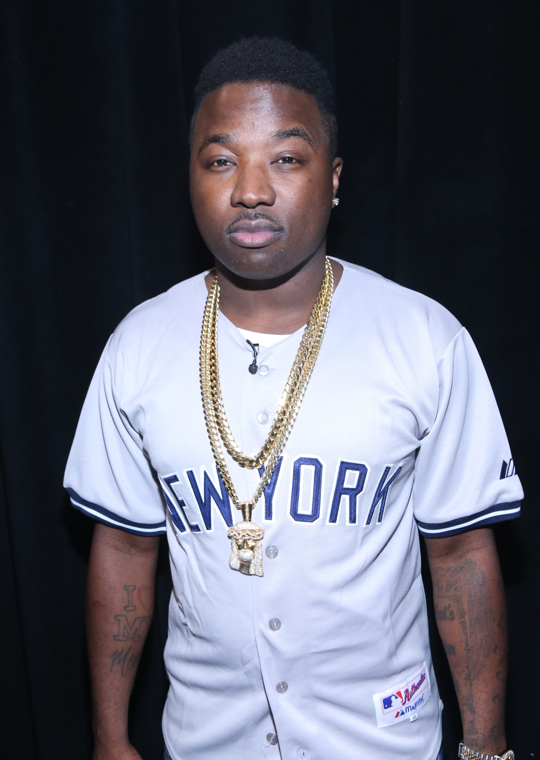 Troy Ave attends 106 & Park at BET studioin New York City on November 5, 2014.