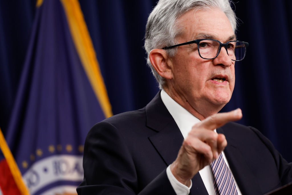 Fed Chair Jerome Powell Holds News Conference On Interest Rates