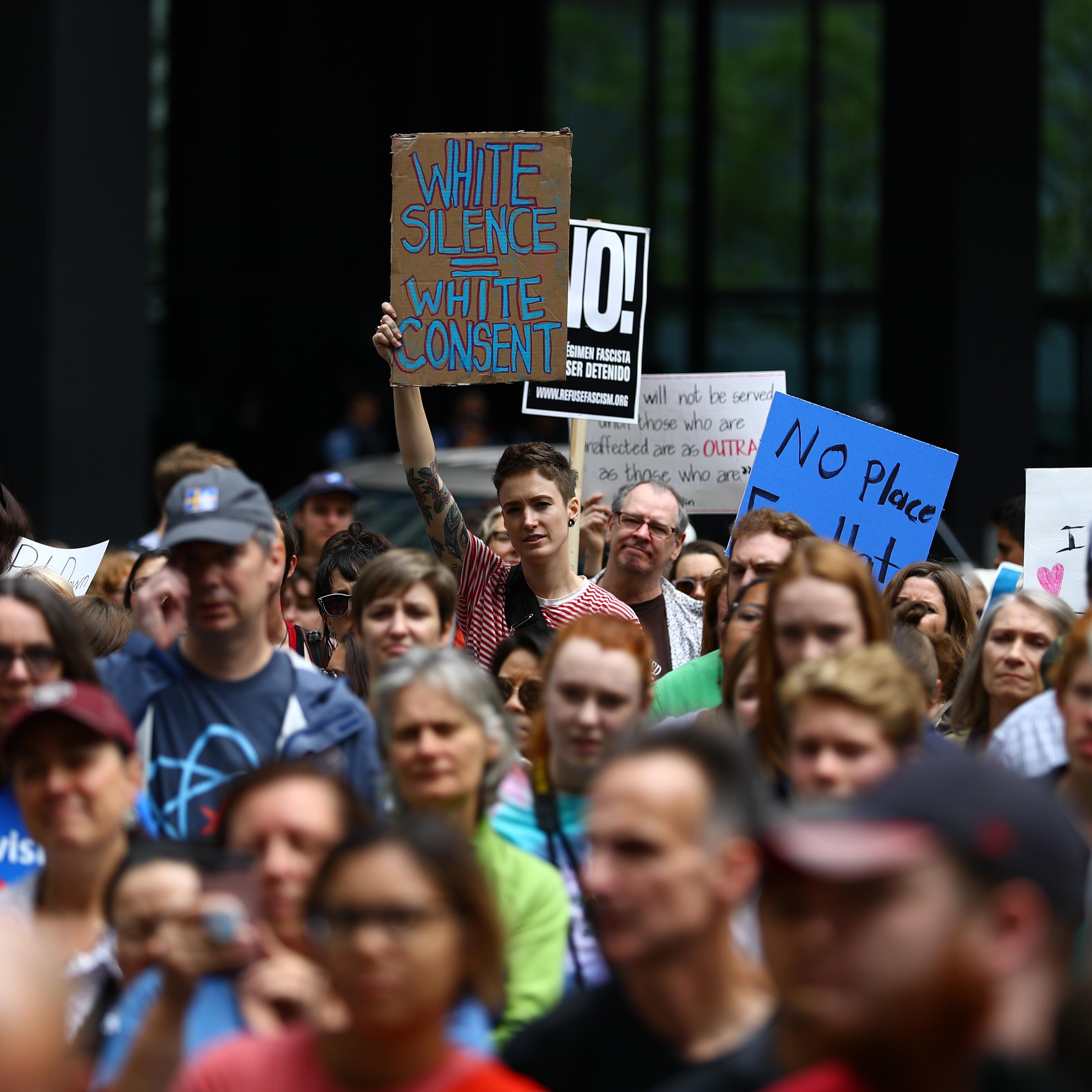 Protest Against Racism and Hate in Chicago