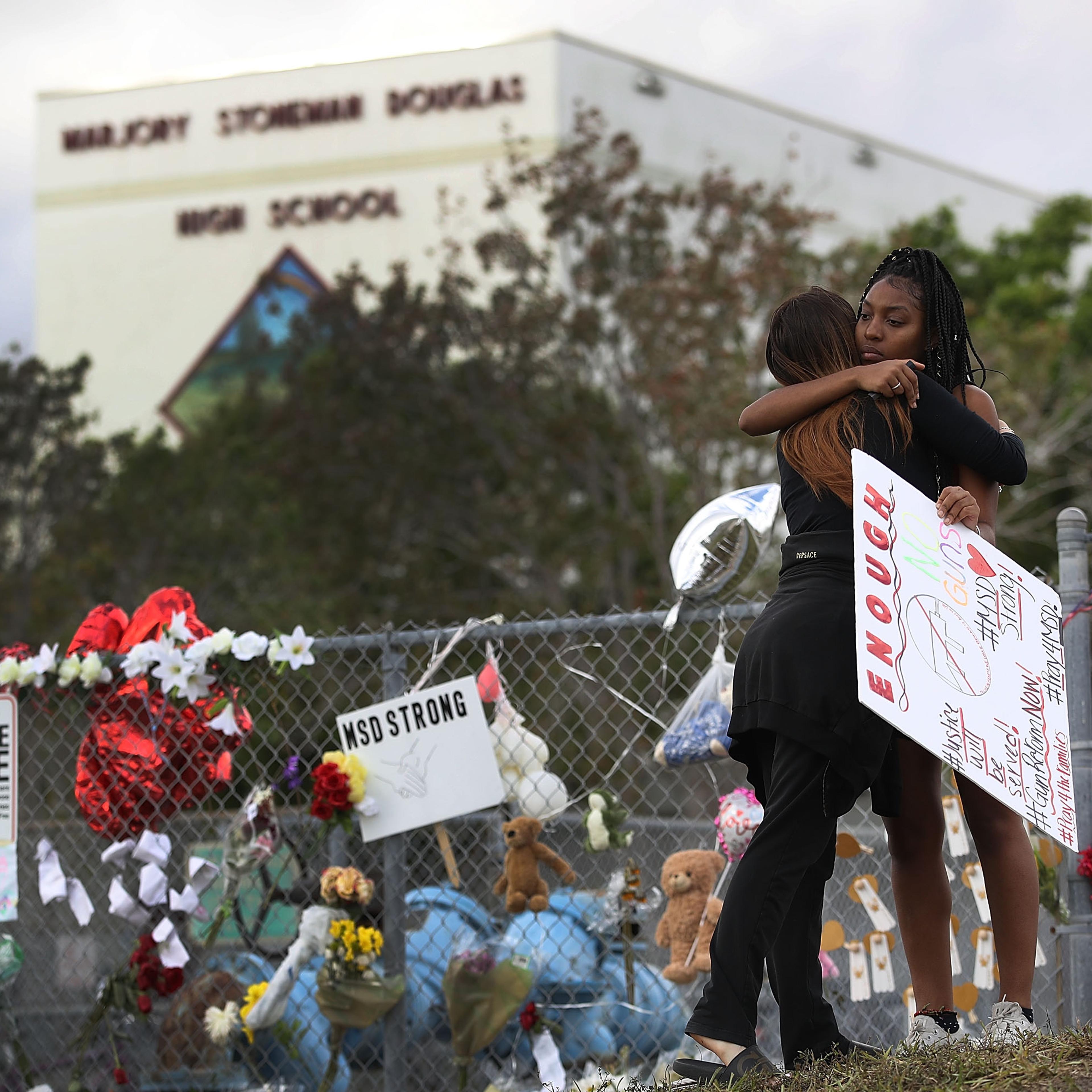 Florida Town Of Parkland In Mourning, After Shooting At Marjory Stoneman Douglas High School Kills 17
