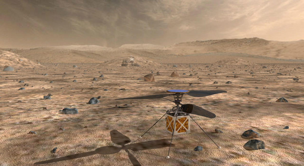 NASA is planning to send a helicopter to Mars in July of 2020