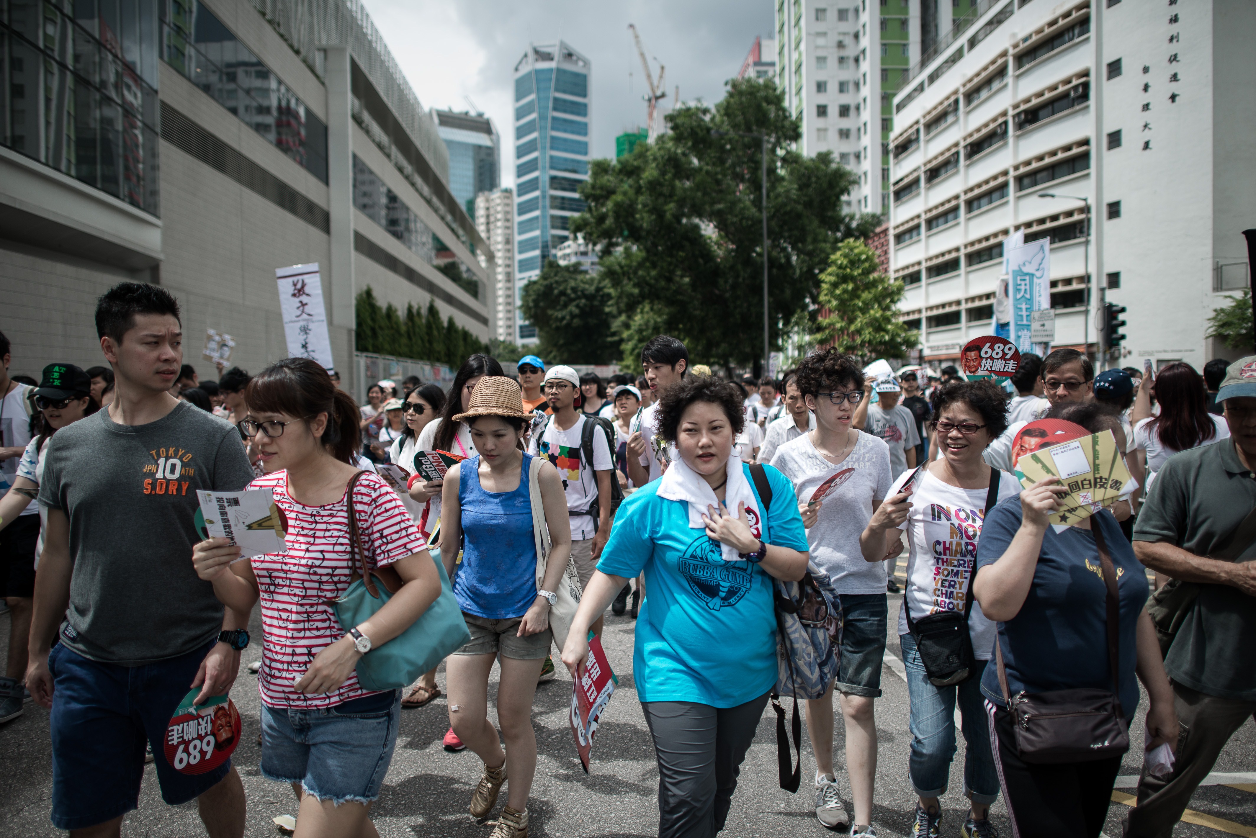 HONG KONG-CHINA-POLITICS-DEMOCRACY