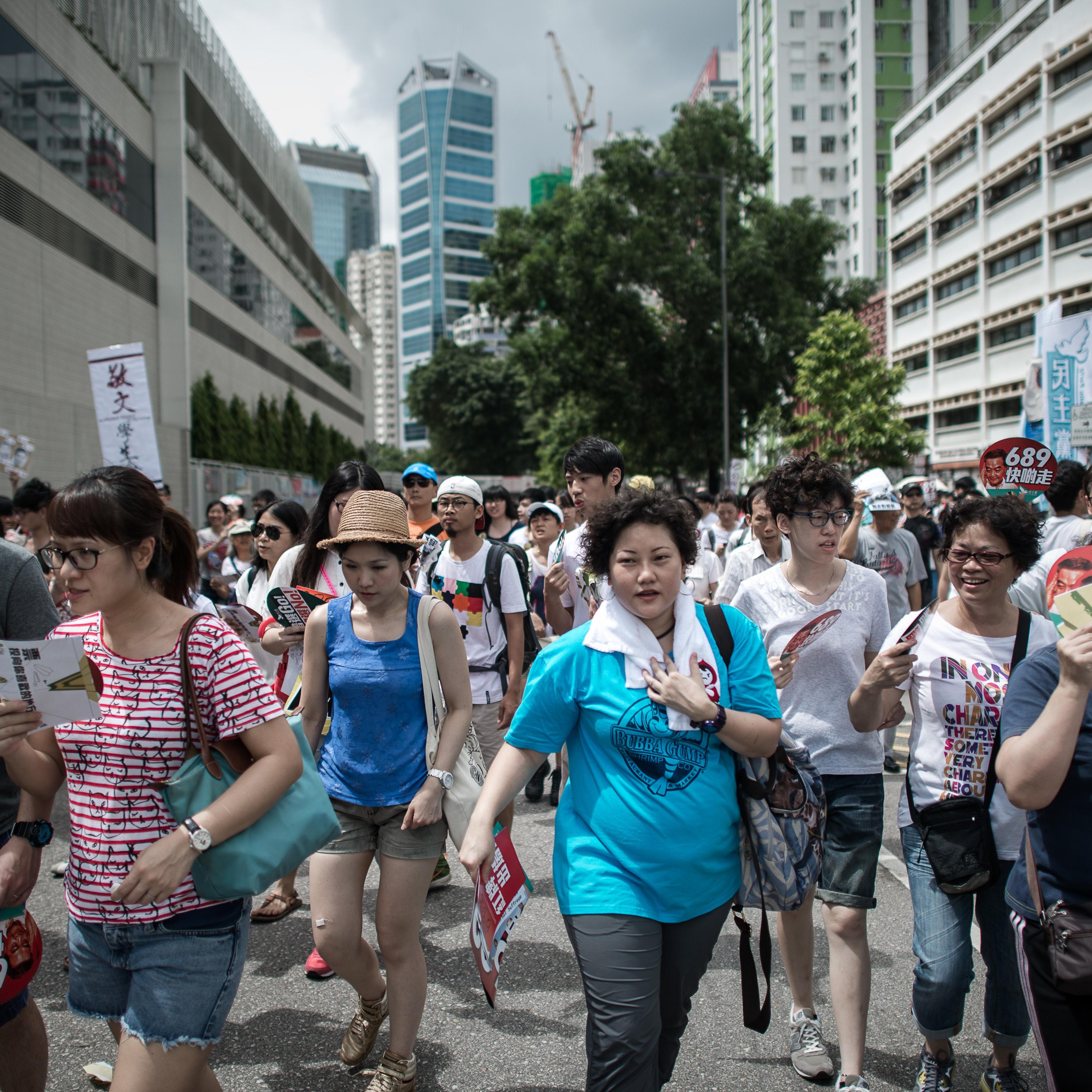 HONG KONG-CHINA-POLITICS-DEMOCRACY