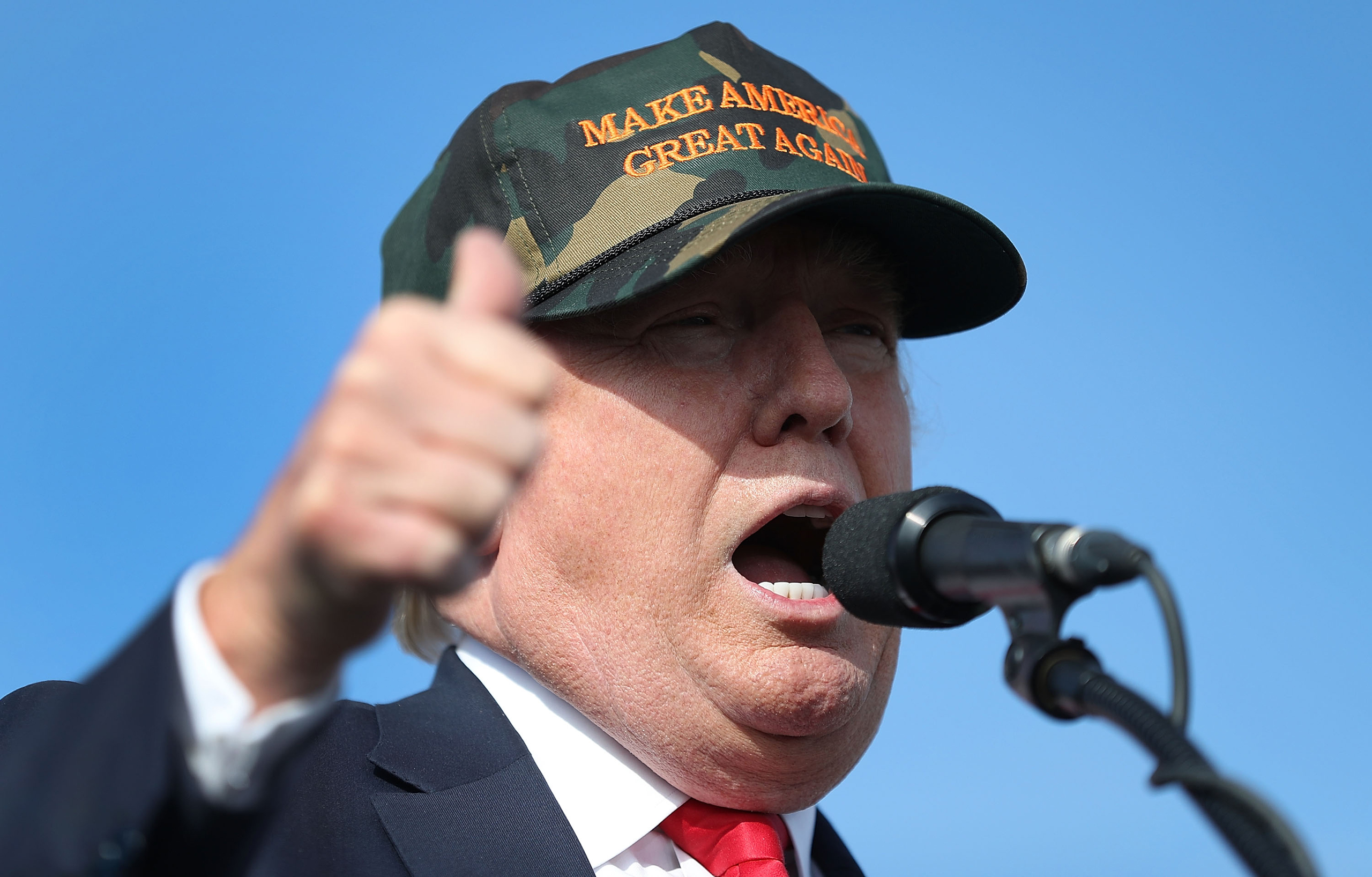 Donald Trump Holds Campaign Rally In Florida