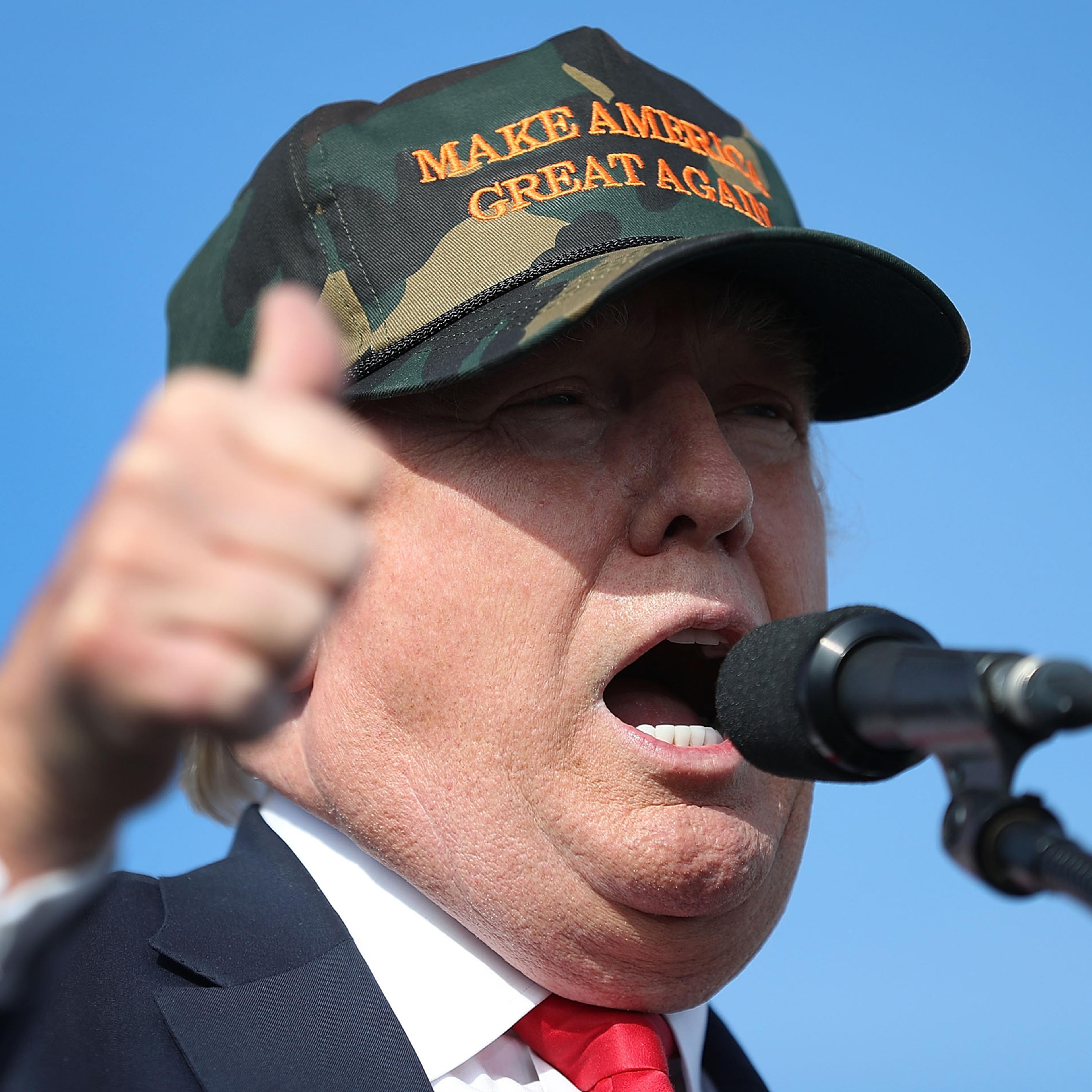 Donald Trump Holds Campaign Rally In Florida