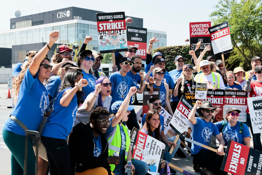 WGA Picketing at CBS Television City