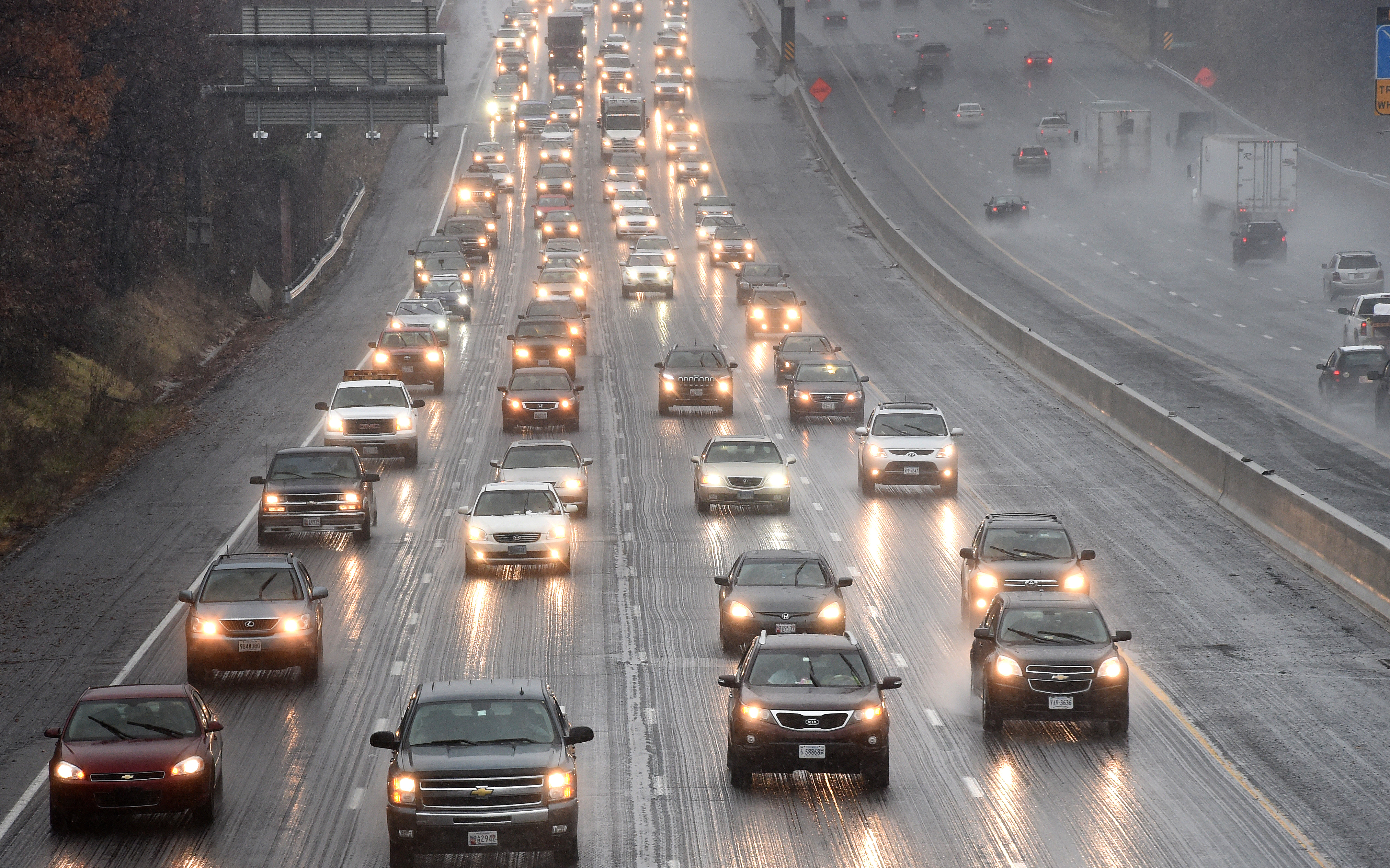 Weather impacts Thanksgiving travel.