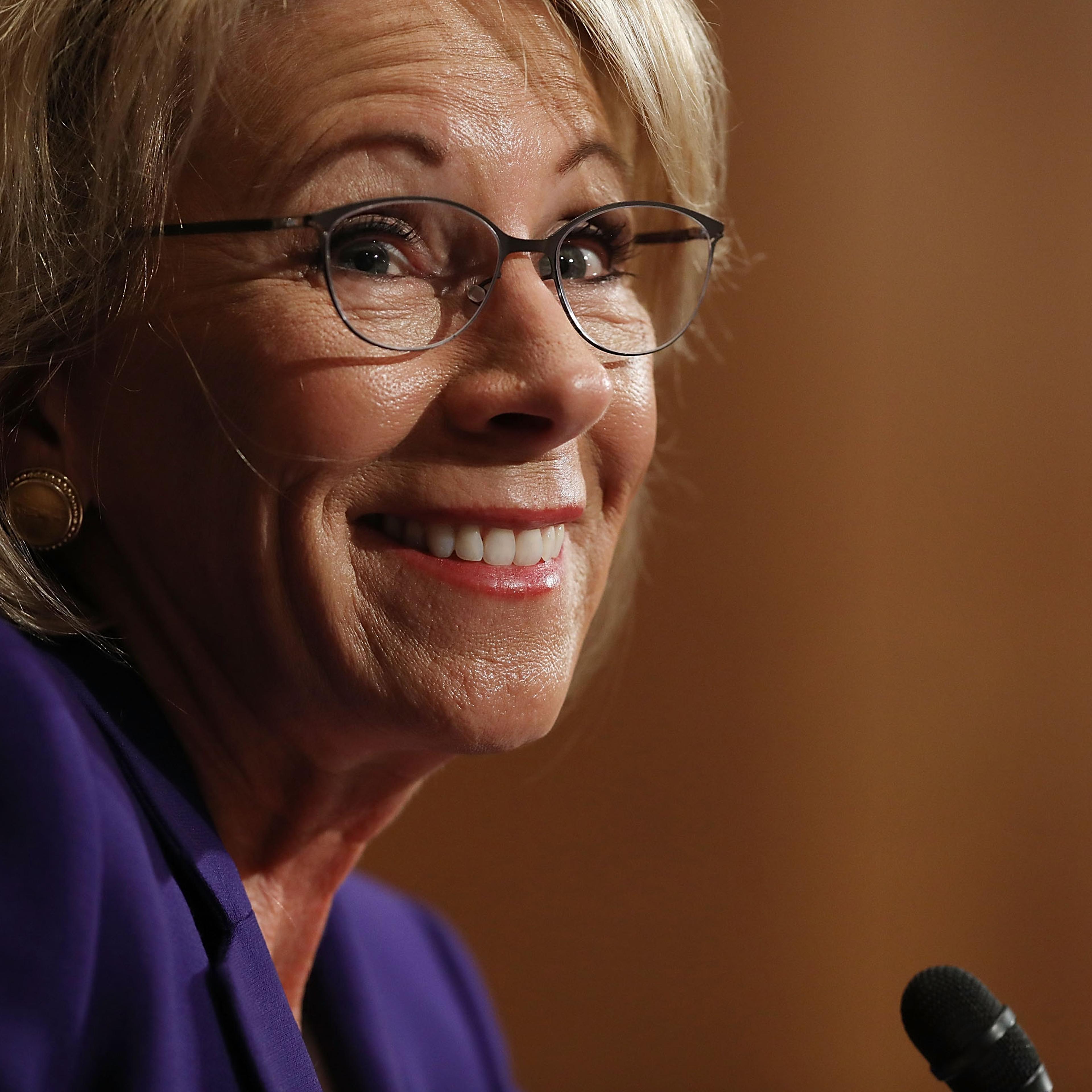 Trump's Selection For Education Secretary Betsy DeVos Testifies During Her Senate Confirmation Hearing