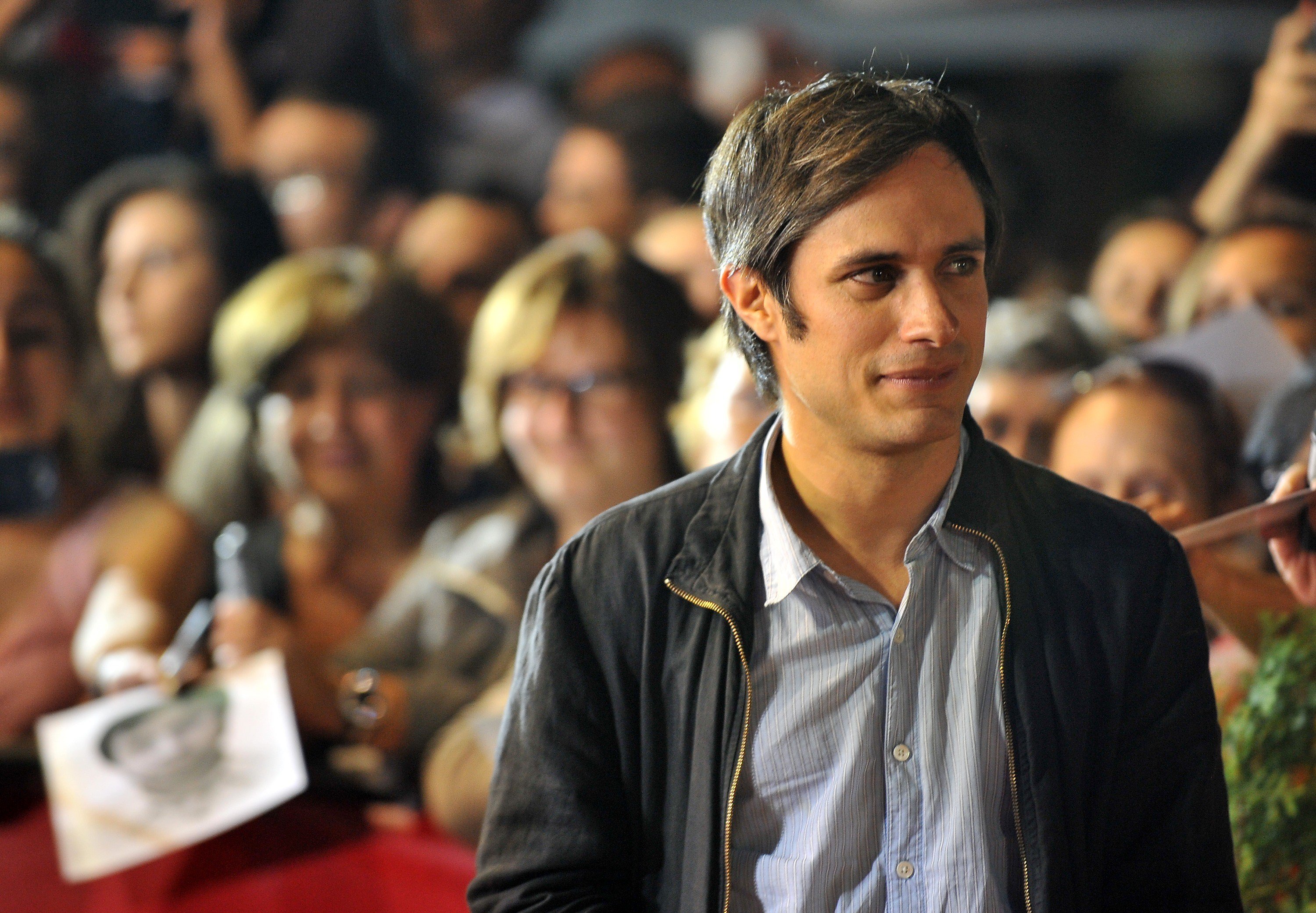 Mexican actor-director Gael Garcia Bernal walks on the red carpet during the opening ceremony of the 20th edition of Sarajevo Film festival in Sarajevo, on August 15, 2014.