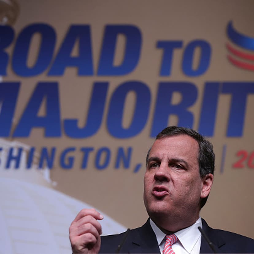 New Jersey Governor Chris Christie speaks during the "Road to Majority" conference June 19, 2015 in Washington, DC.