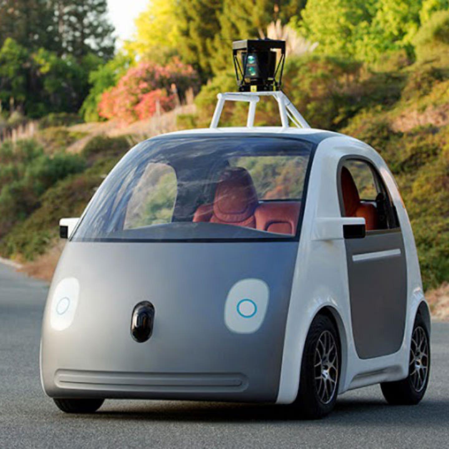 It drives itself, so the Google Car doens't need pedals or a steering wheel.