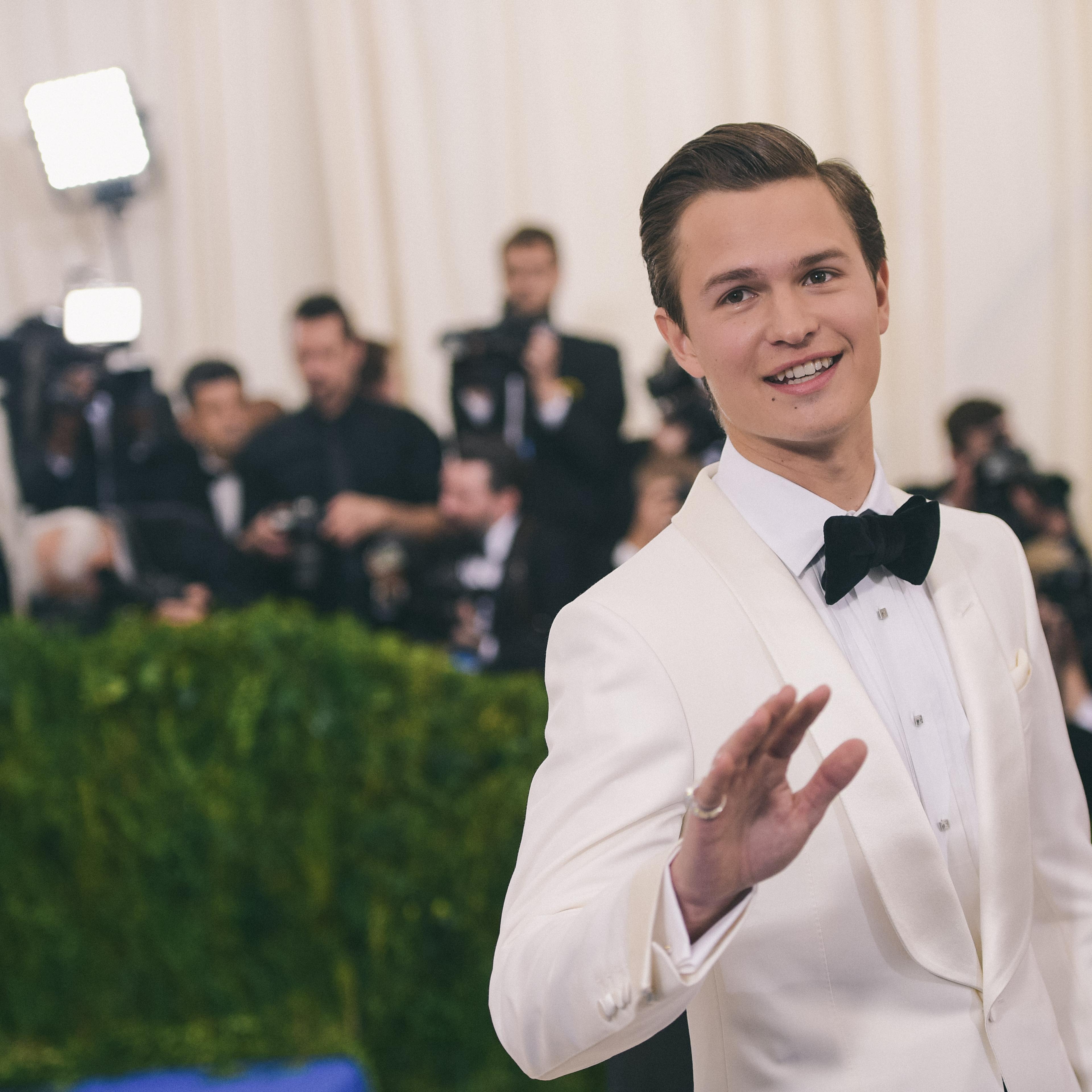 Ansel Elgort attends the Costume Institute Gala at Metropolitan Museum of Art on May 1, 2017 in New York City.