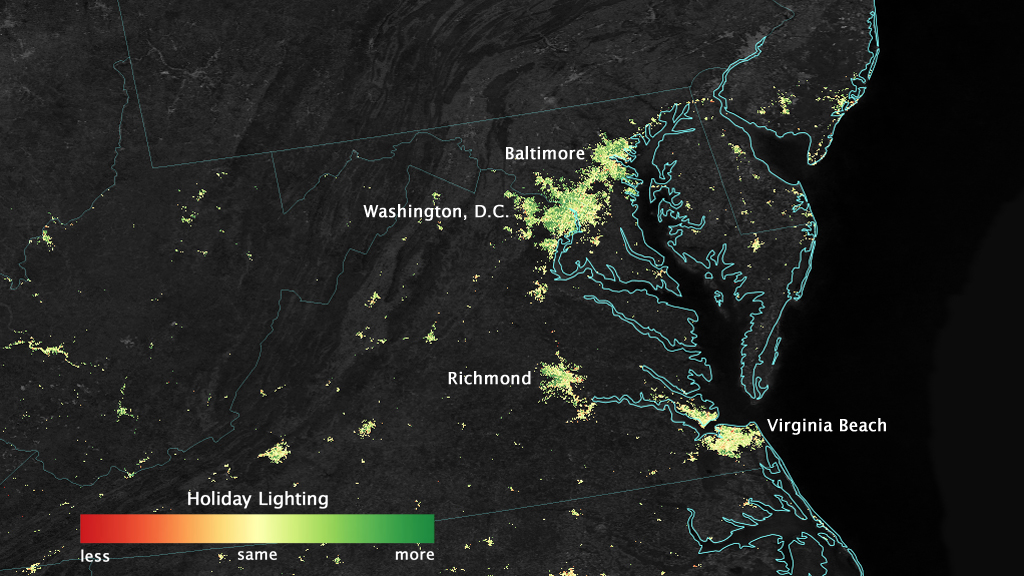 NASA Holiday Lights