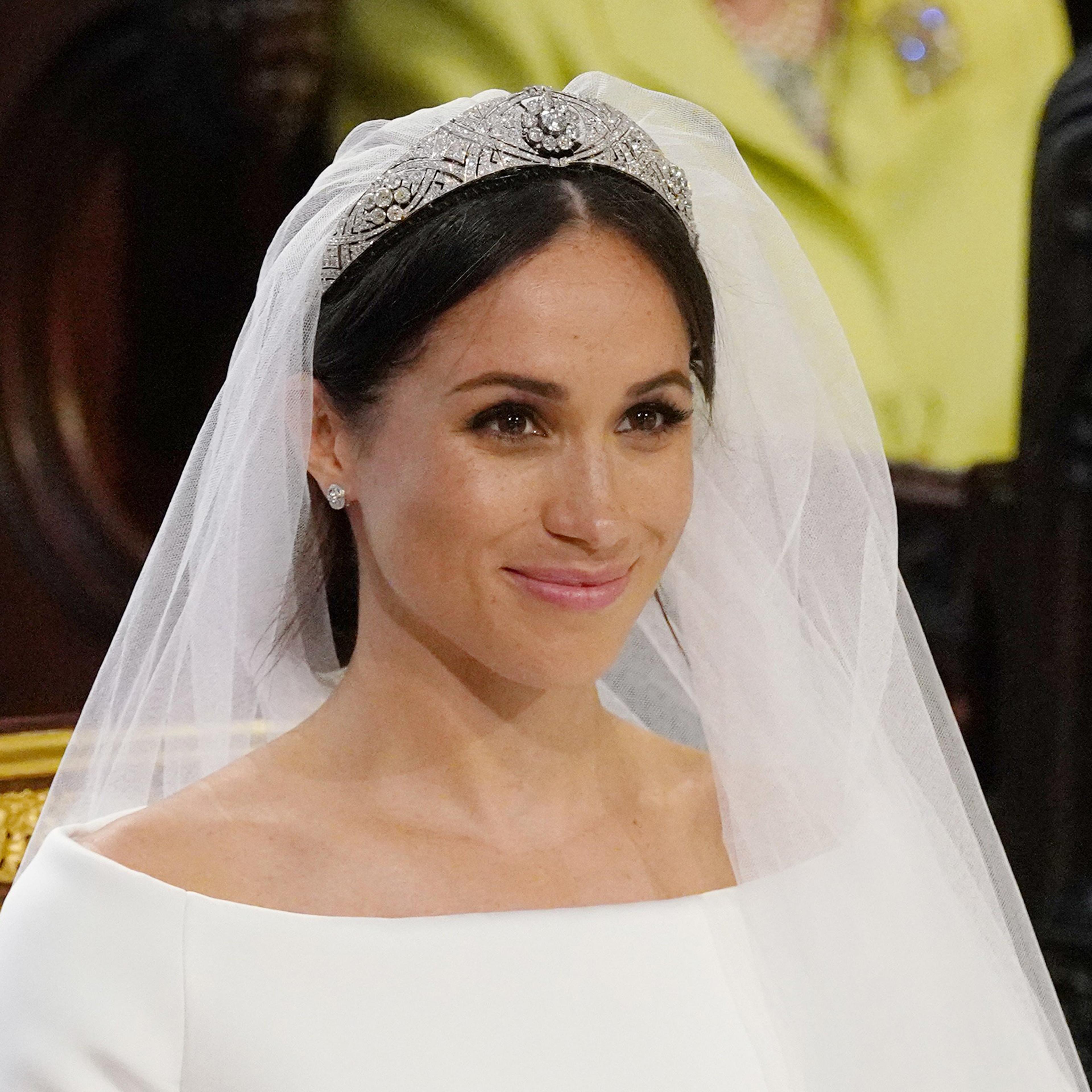 Meghan Markle in St George's Chapel, Windsor Castle, May 19, 2018.
