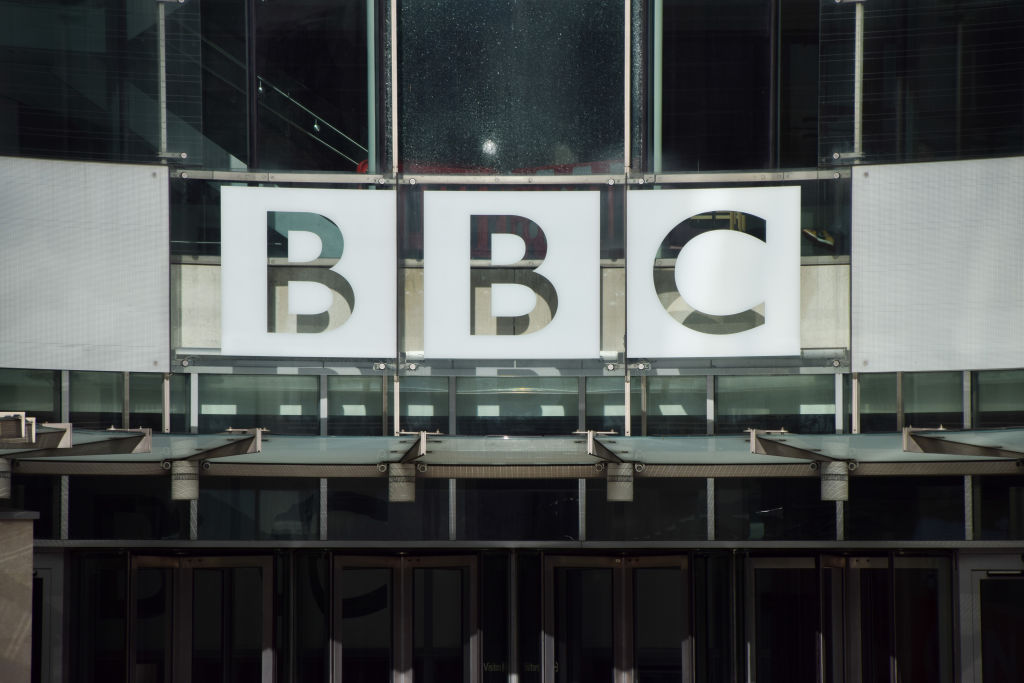 General view of Broadcasting House, the BBC headquarters in