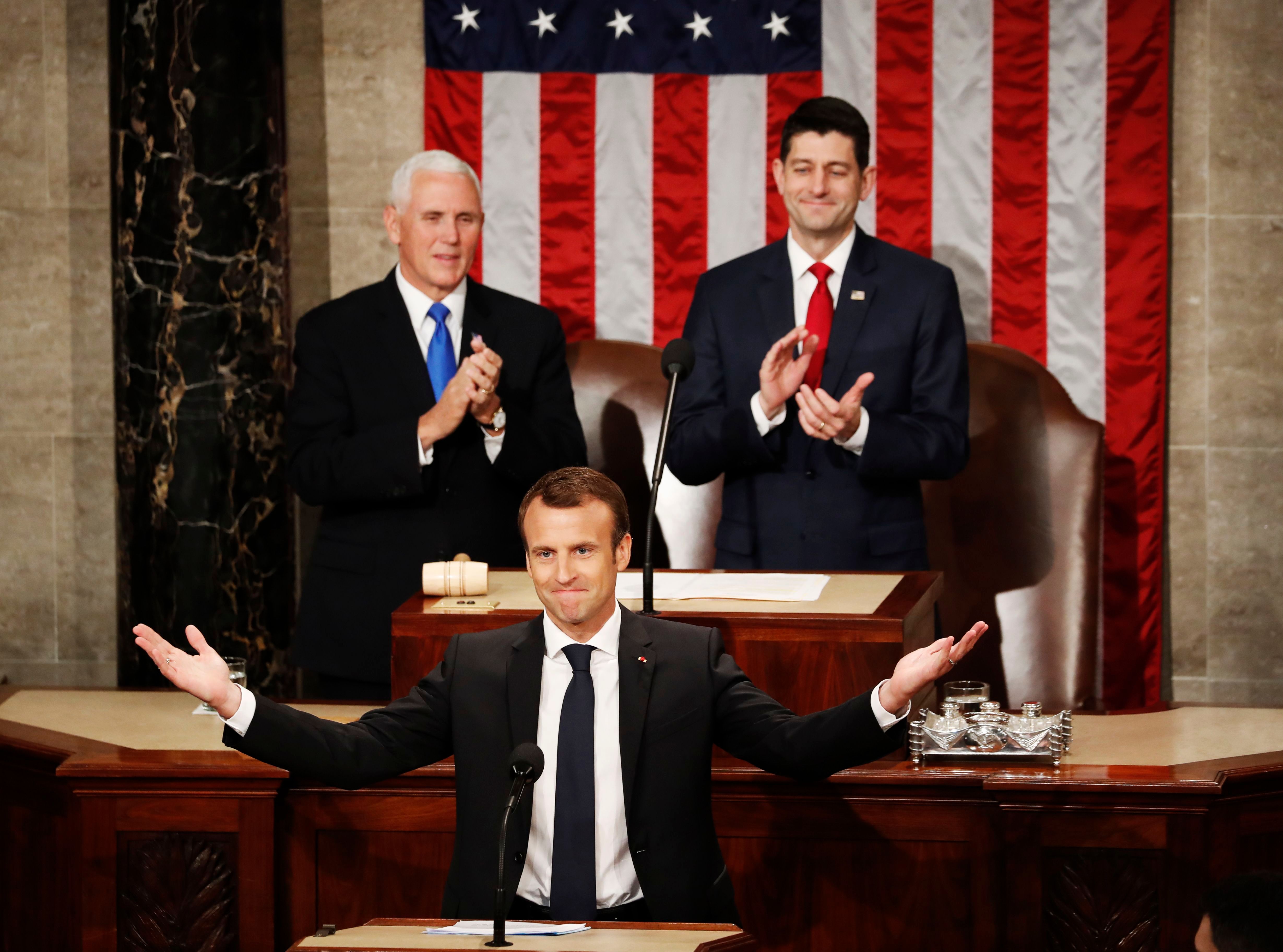 Emmanuel Macron Congress