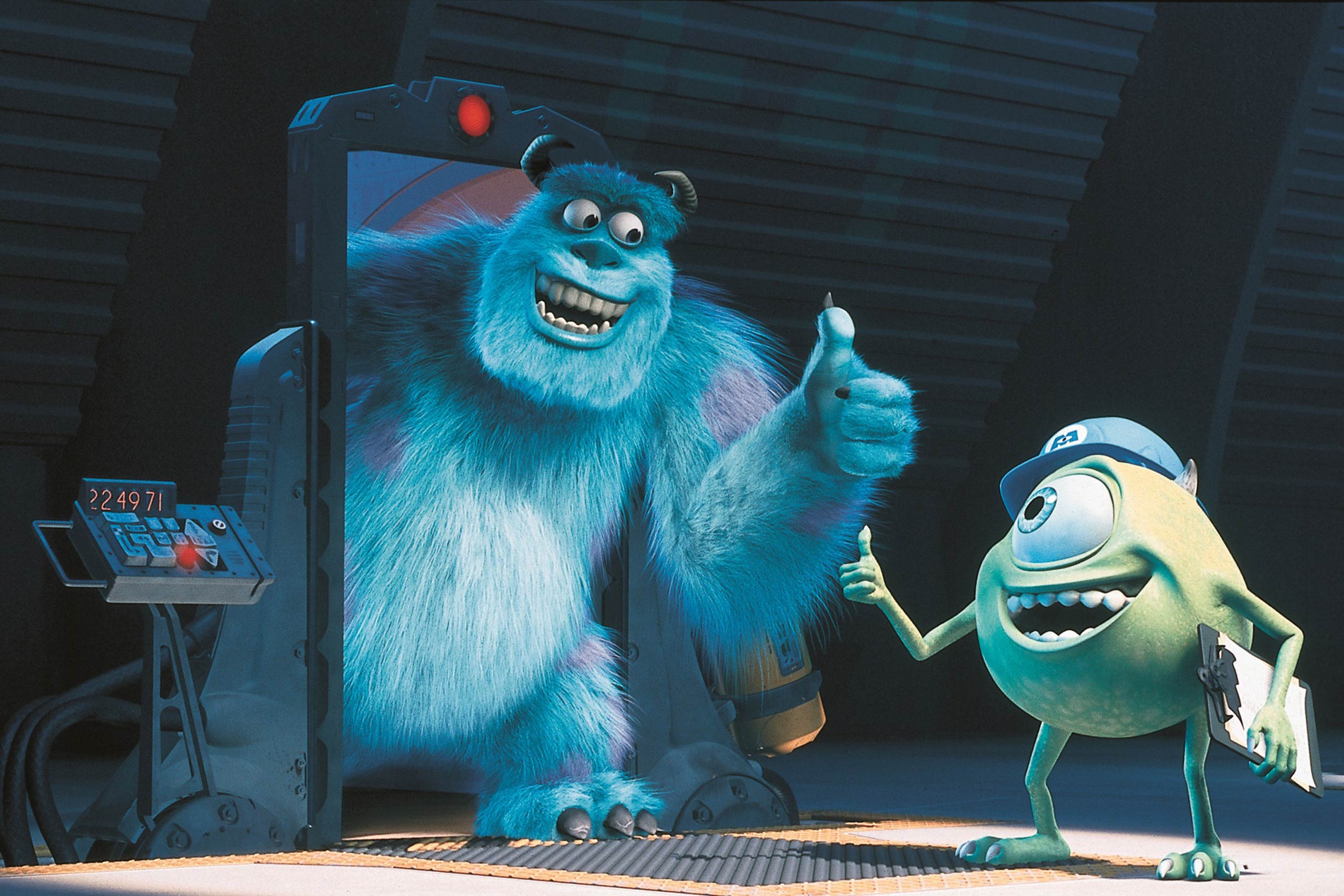 Sulley and Mike Wazowski in Monsters, Inc.