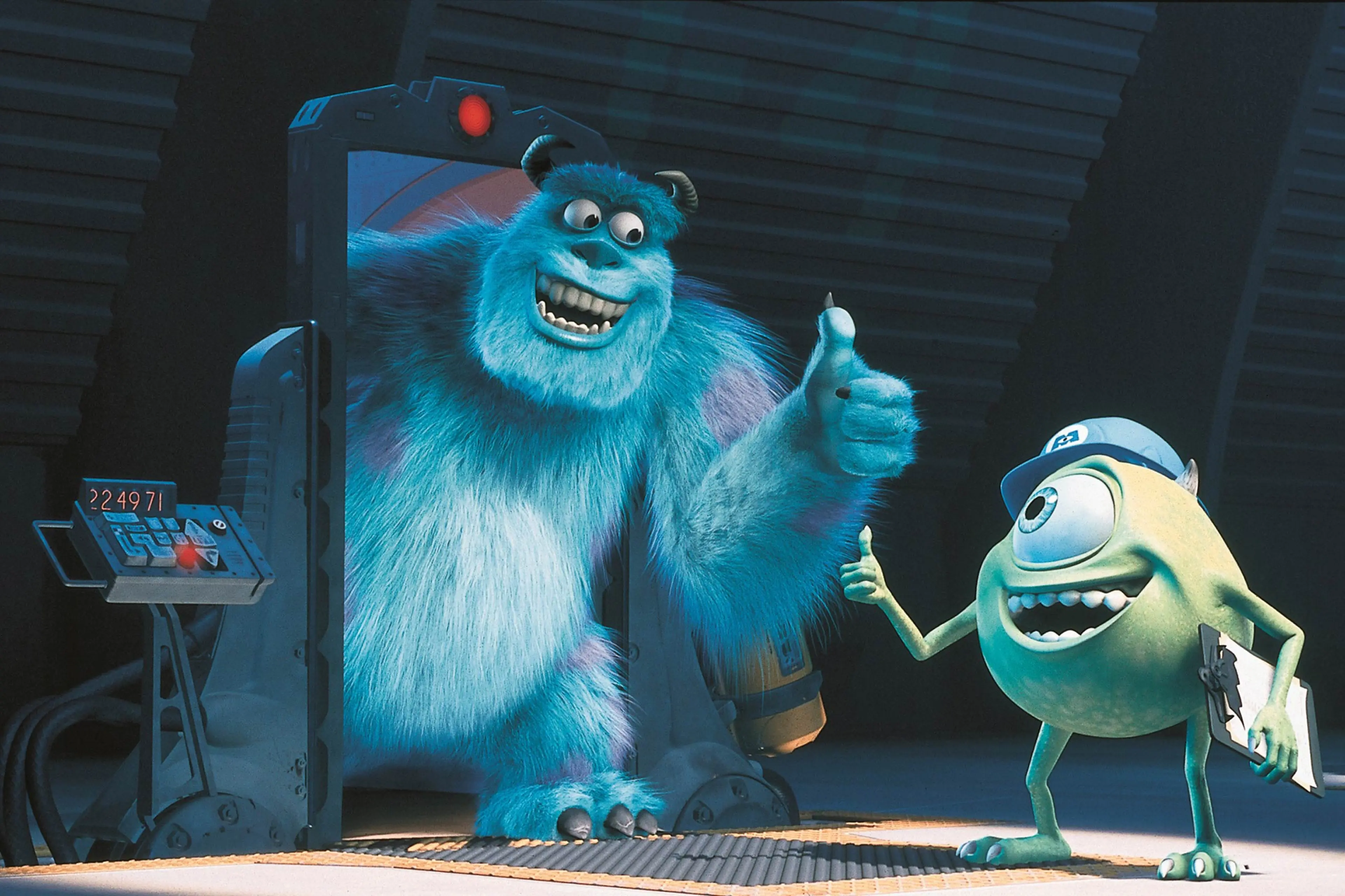 Sulley and Mike Wazowski in Monsters, Inc.