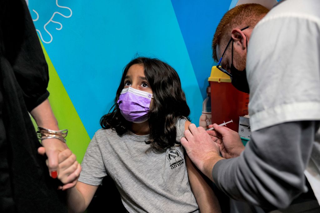 ISRAEL-HEALTH-VIRUS-VACCINE-CHILDREN
