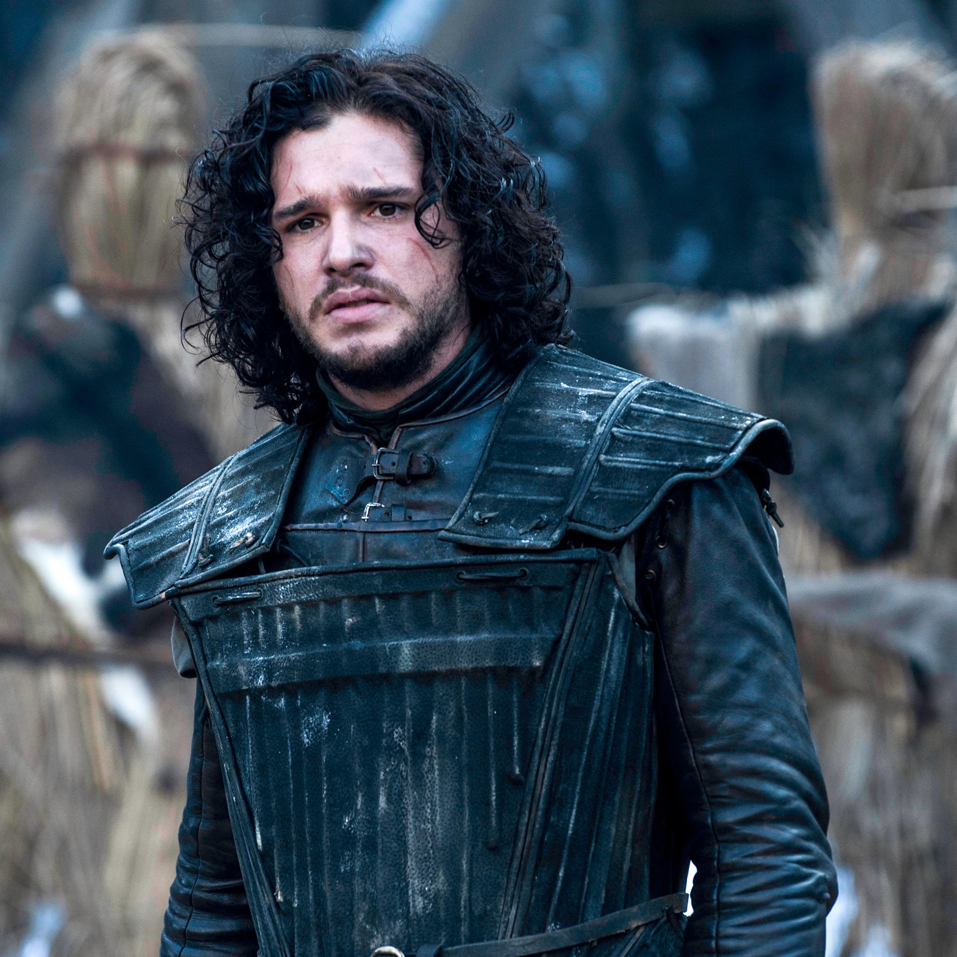 This image released by HBO shows Kit Harington in a scene from "Game of Thrones."