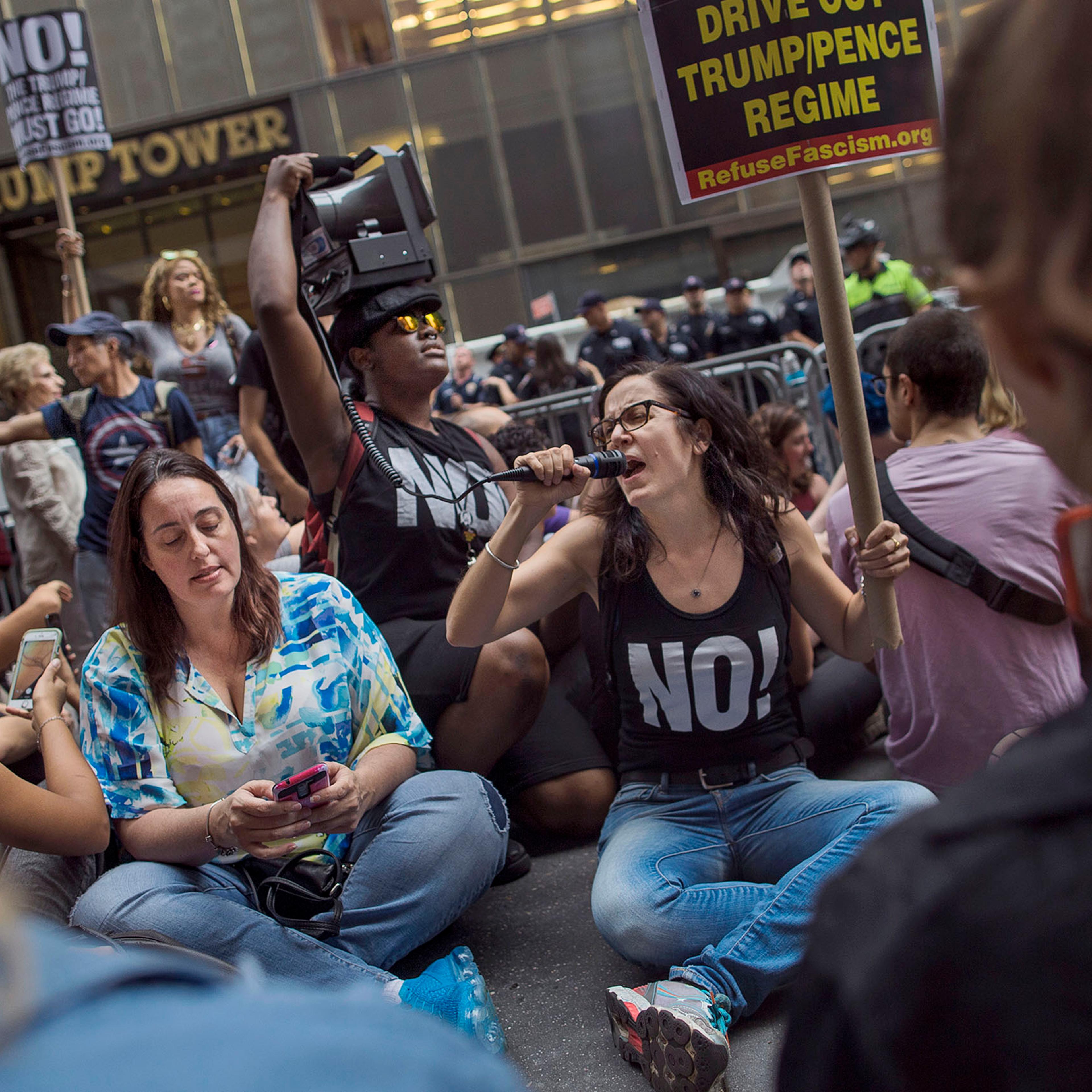 Tump Tower Protests