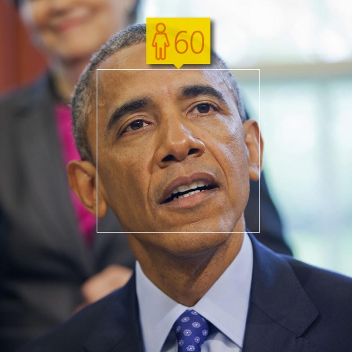 Barack Obama in April, 2015. Real age: 53