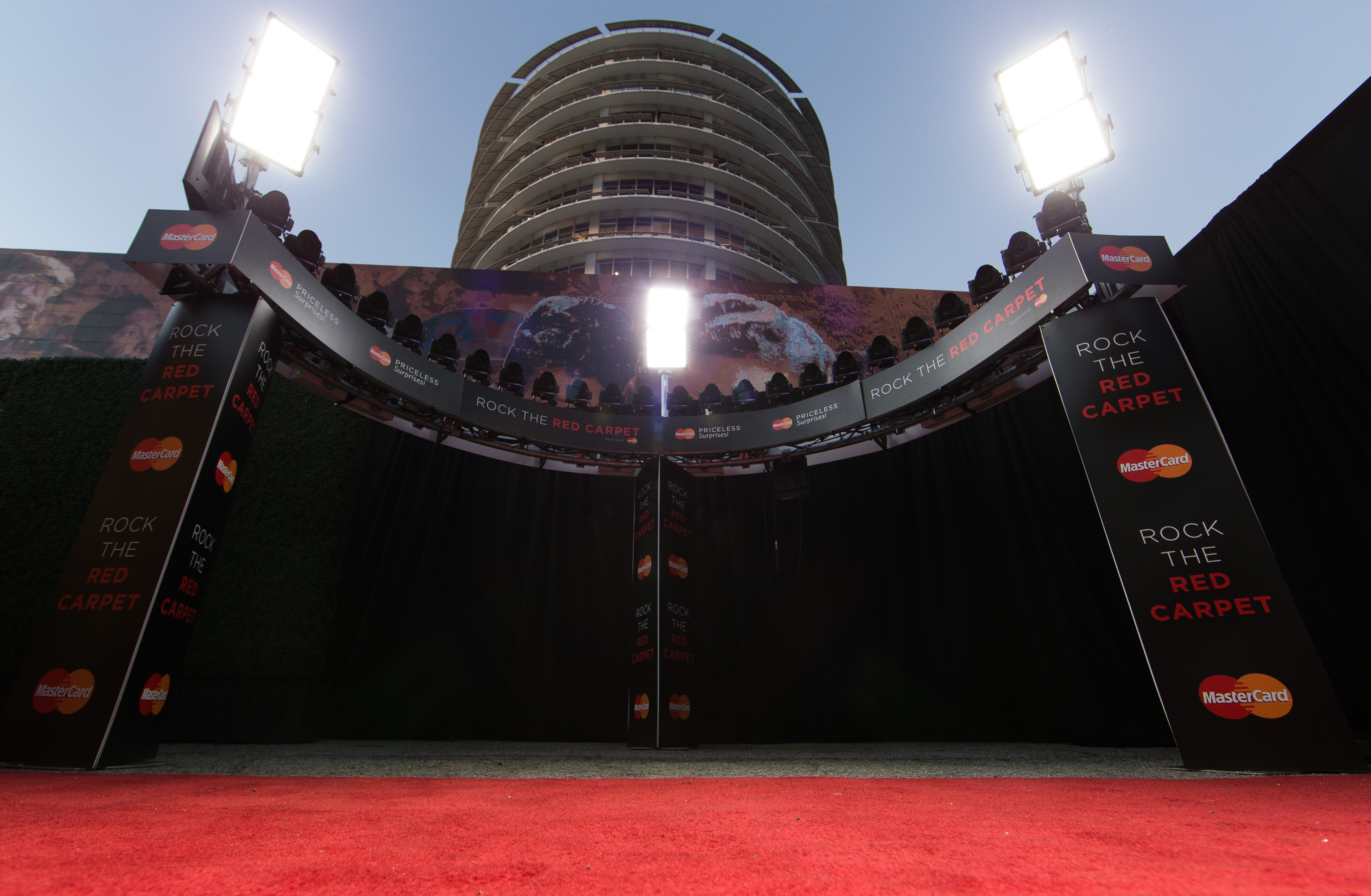 Christina Milian Surprises MasterCard Cardholders At The MasterCard Rock The Red Carpet Truck