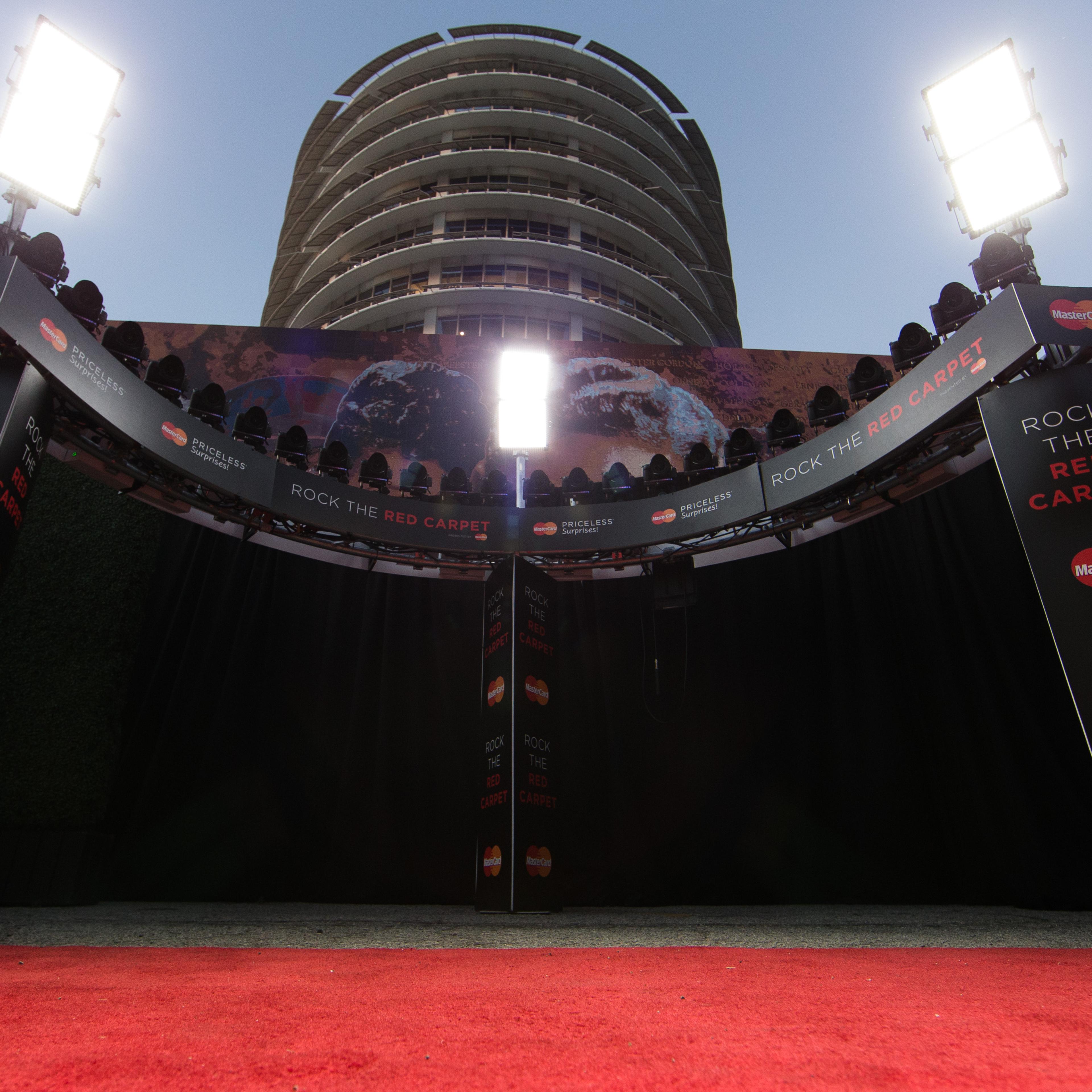 Christina Milian Surprises MasterCard Cardholders At The MasterCard Rock The Red Carpet Truck