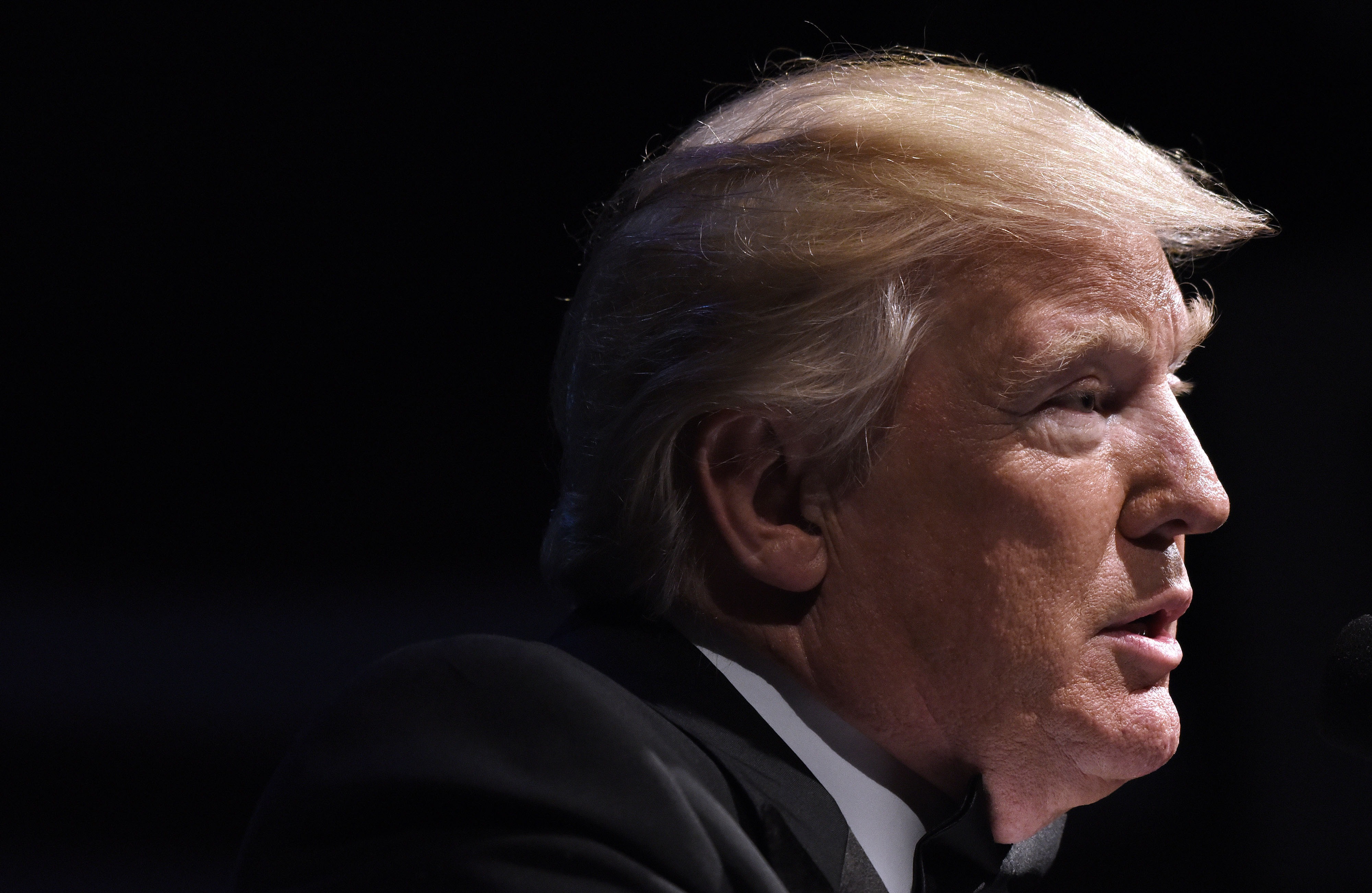 President  Trump and First Lady Melania Trump attend a reception at the Ford's Theatre