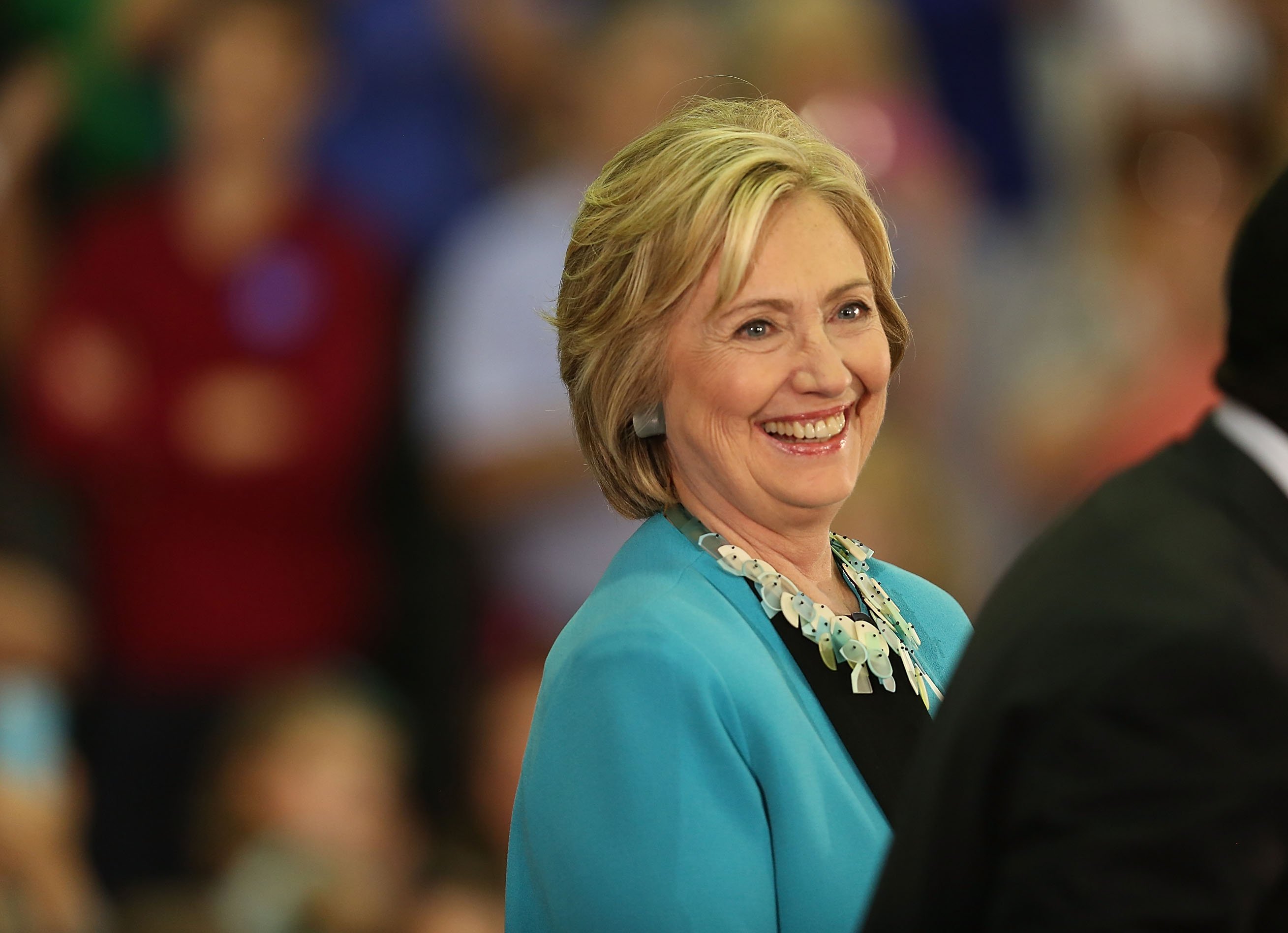 Hillary Clinton Attends Grassroots Campaign Event In Florida
