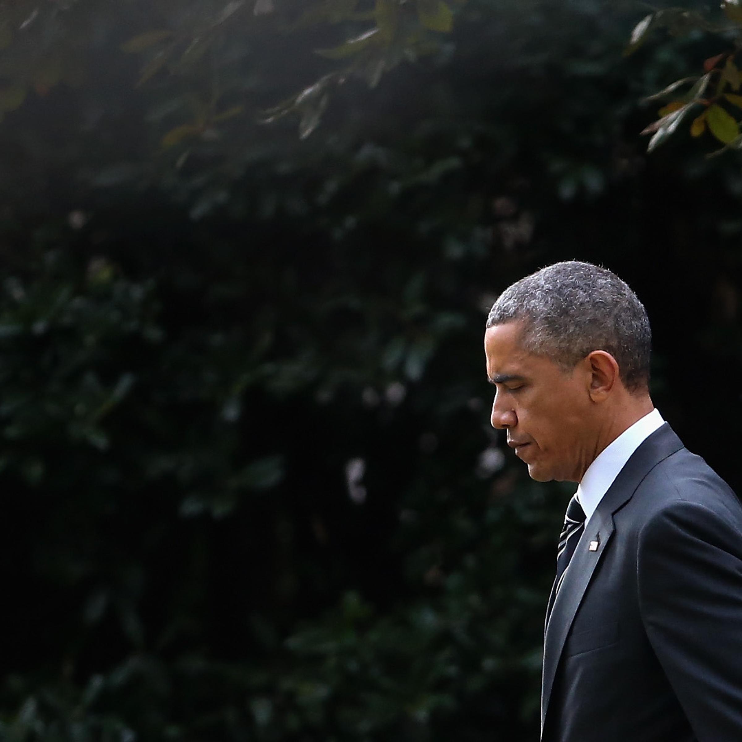 President Obama Departs White House For Chicago