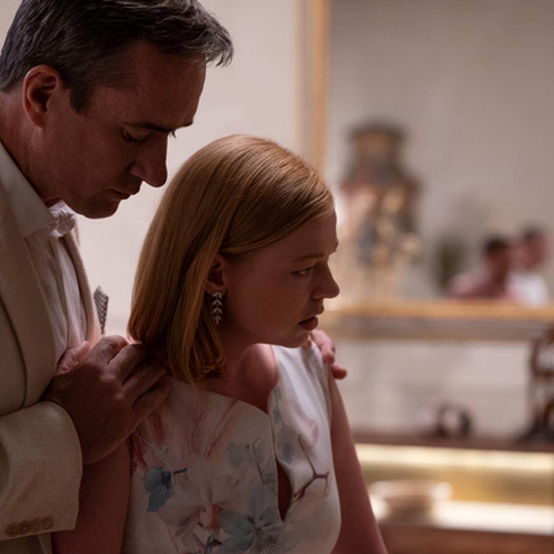 Matthew Macfadyen and Sarah Snook in <i>Succession</i>