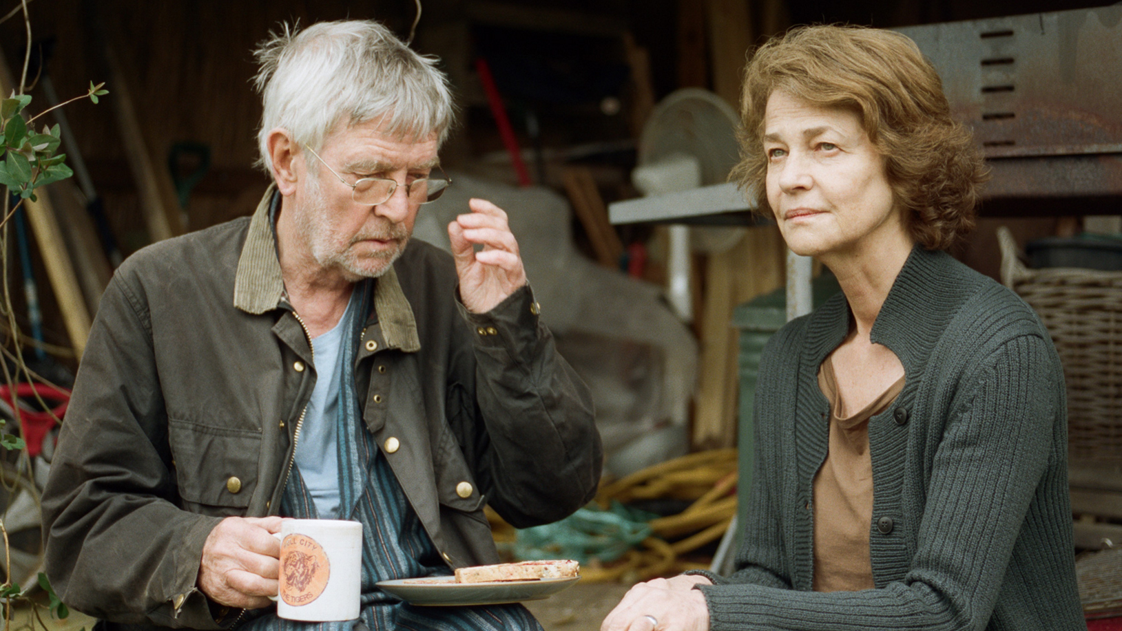 Tom Courtenay and Charlotte Rampling in 45 Years.