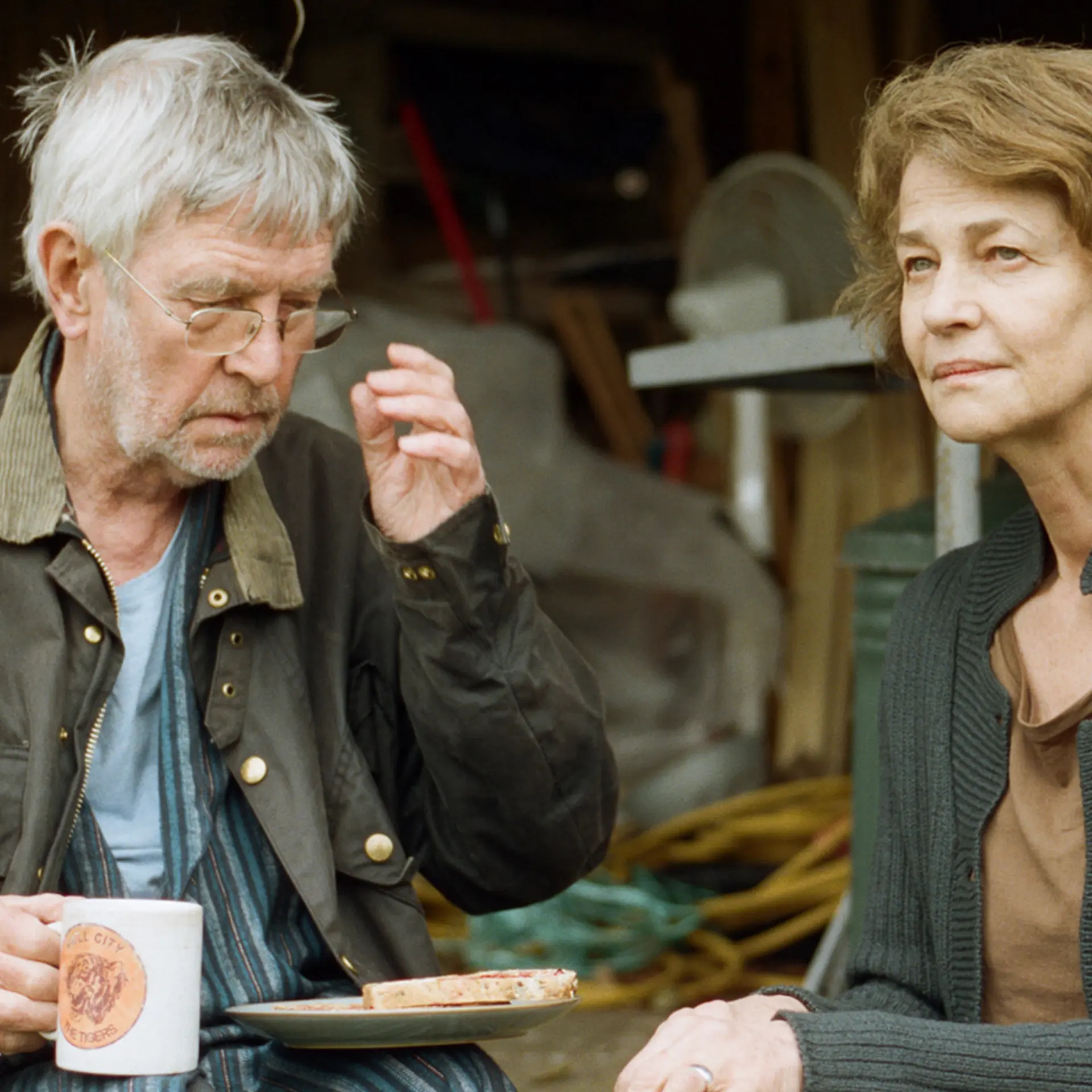 Tom Courtenay and Charlotte Rampling in 45 Years.