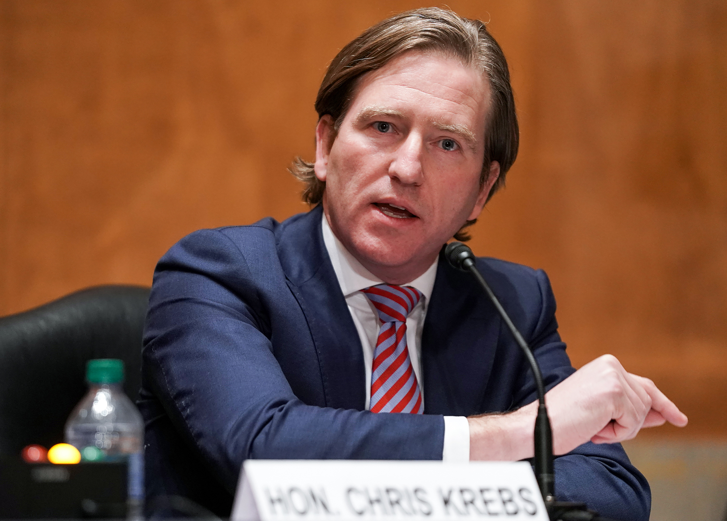 Chris Krebs, former director of the Cybersecurity and Infrastructure Security Agency, testifies.