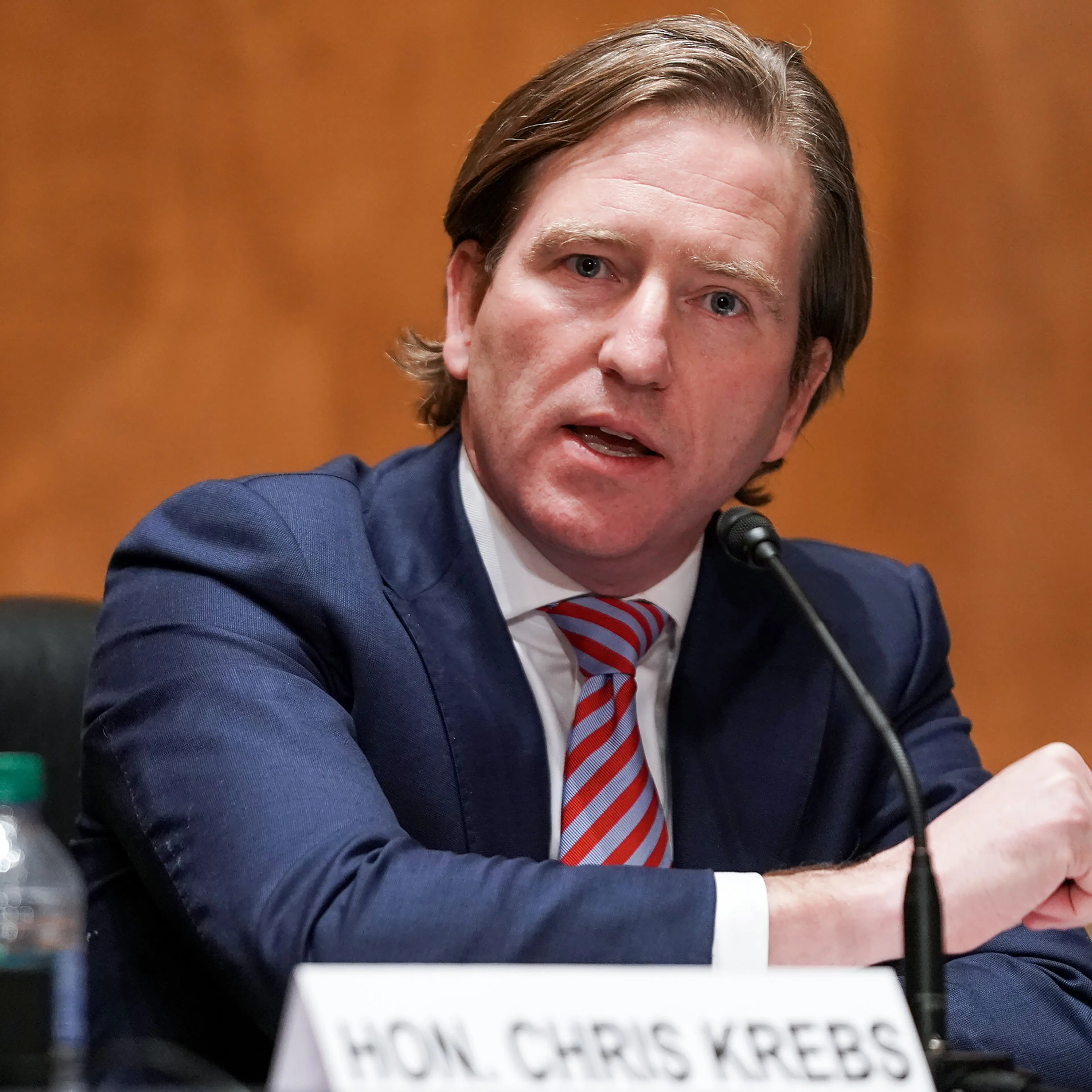 Chris Krebs, former director of the Cybersecurity and Infrastructure Security Agency, testifies.