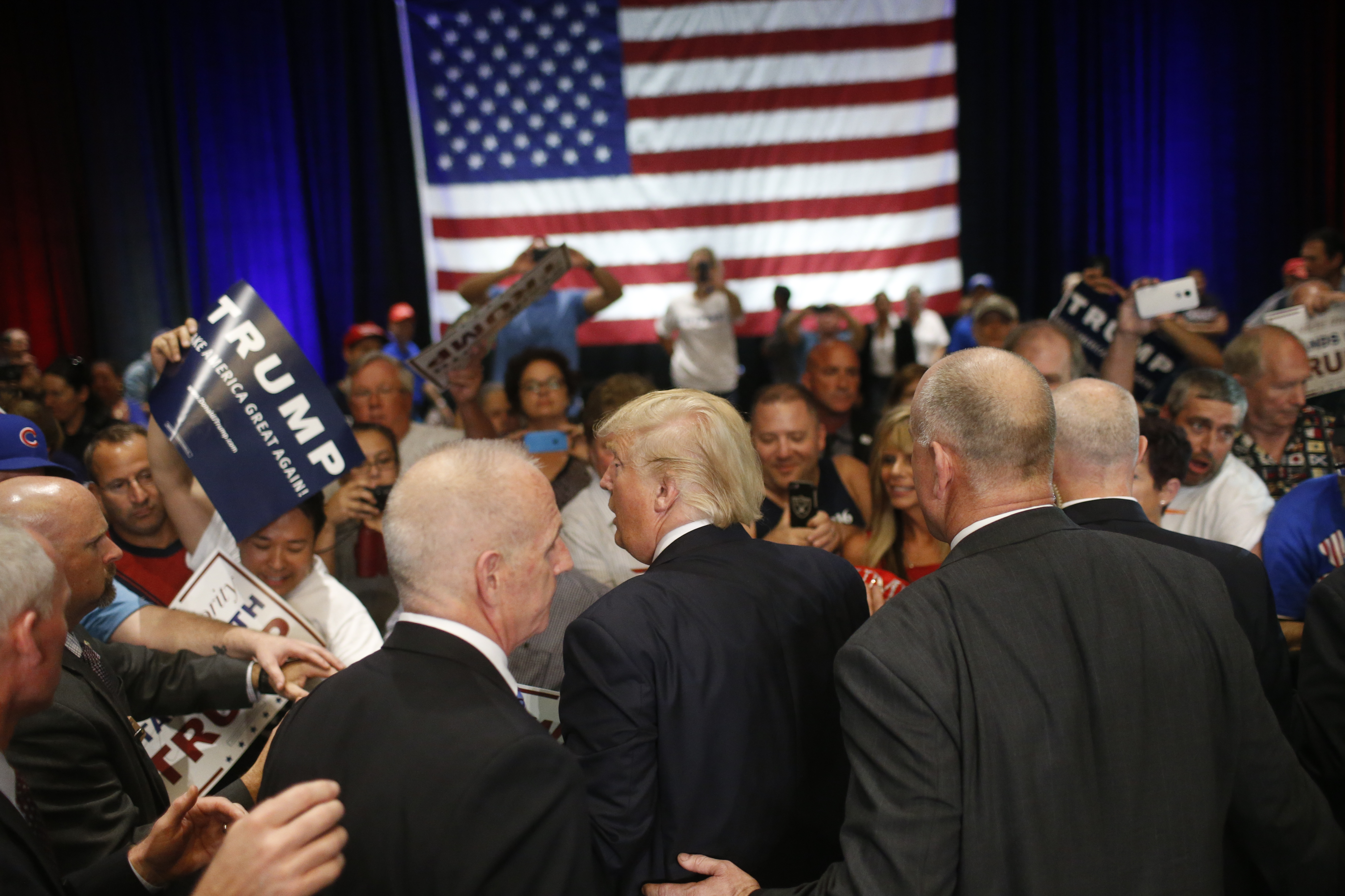 Donald Trump Holds Campaign Town Hall In Tampa