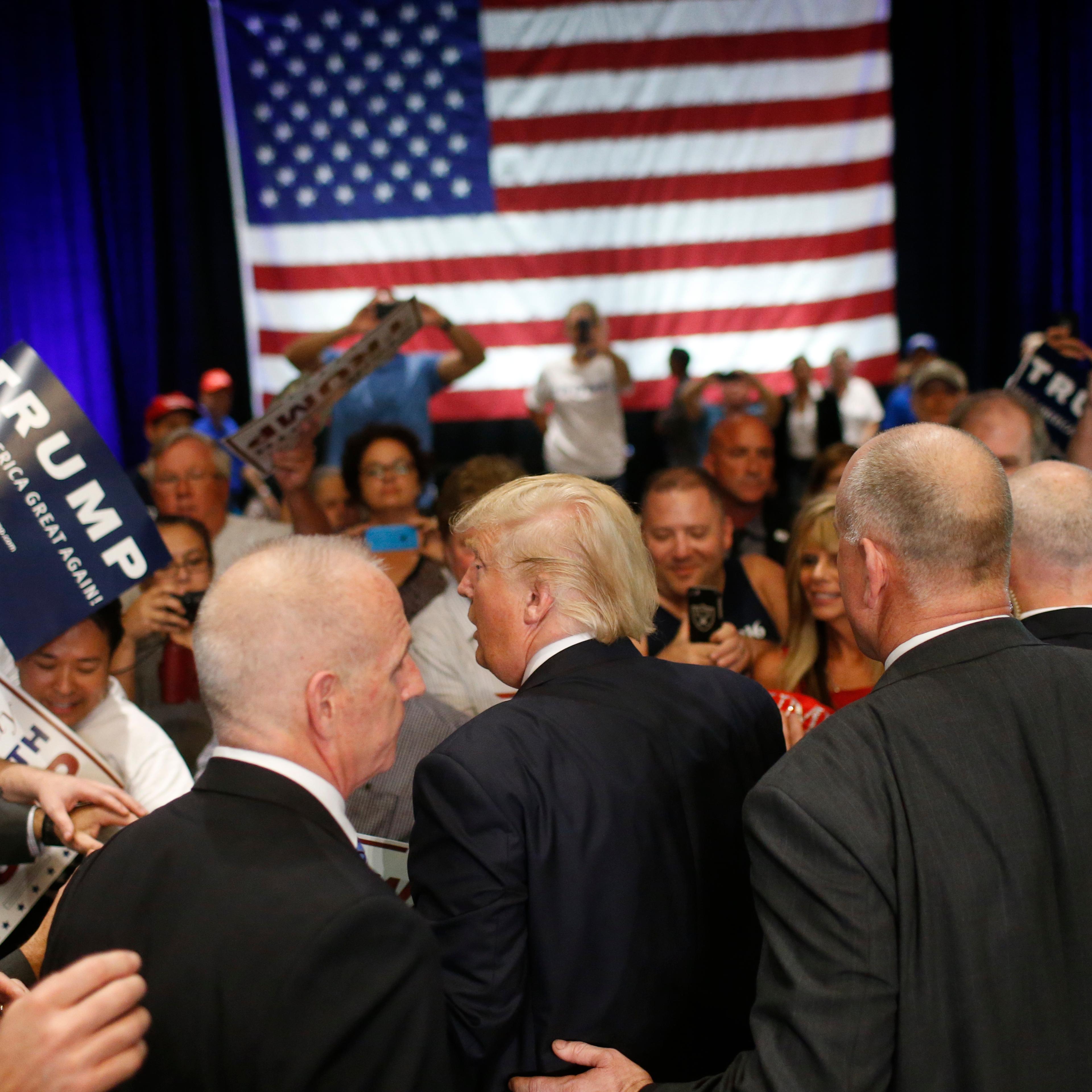 Donald Trump Holds Campaign Town Hall In Tampa