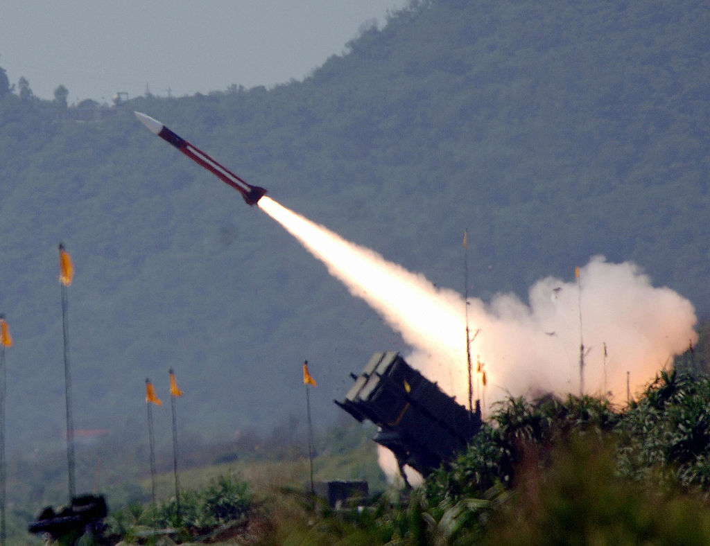 A US-made Patriot missile is fired from