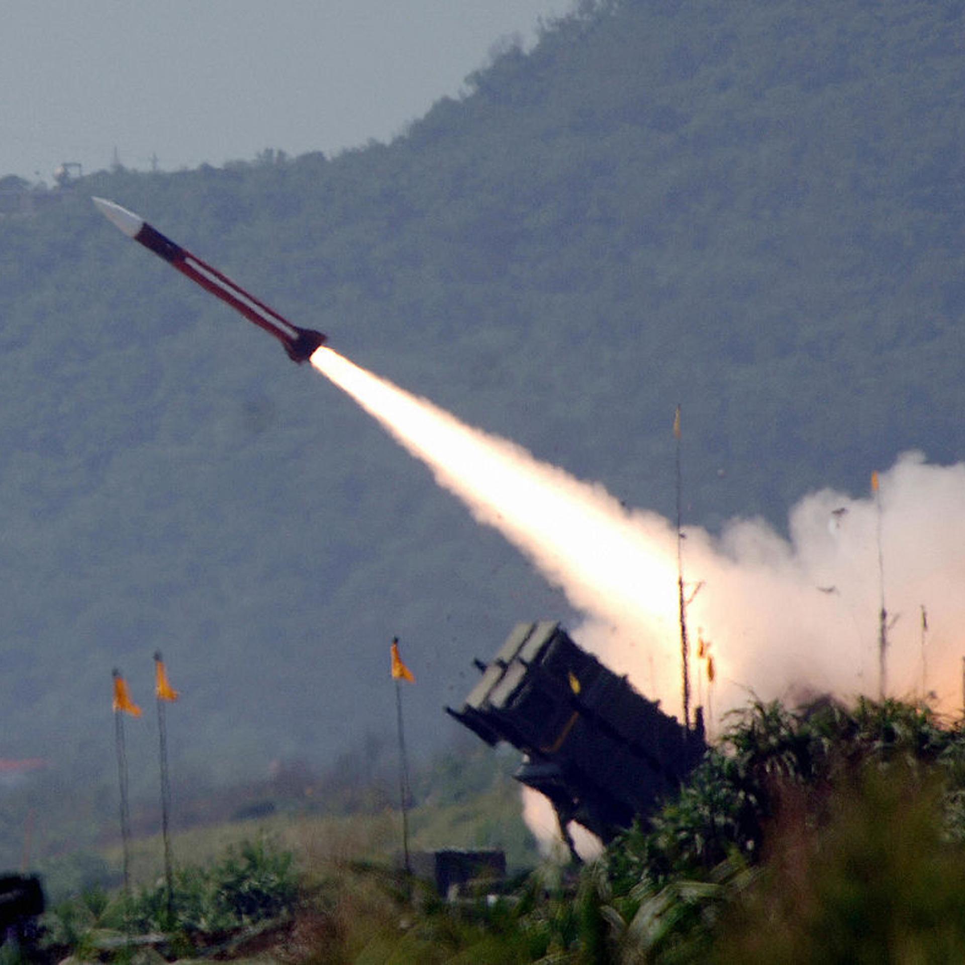A US-made Patriot missile is fired from