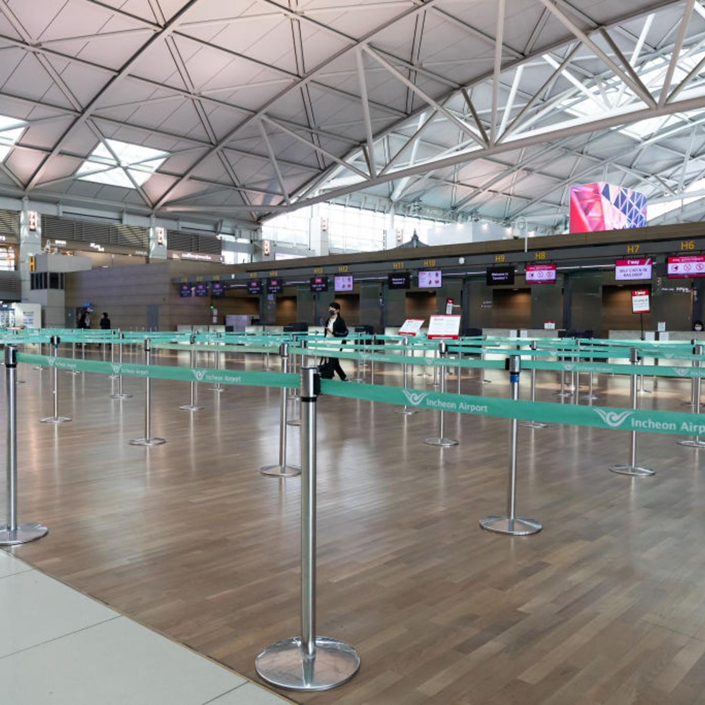 Incheon International Airport As Over 80 Countries Restricting Entry From South Korea Over Virus Fear