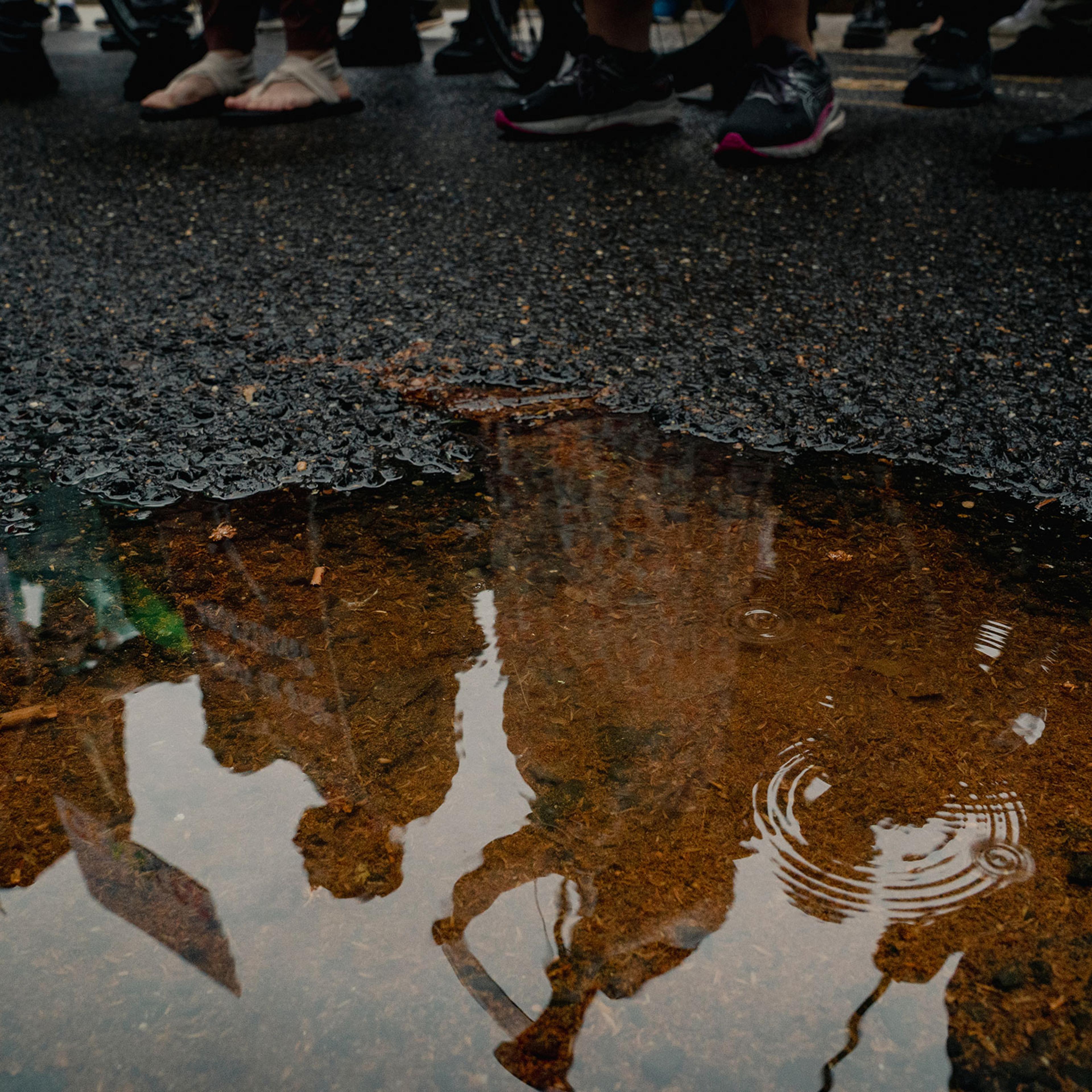 A reflection of supporters and opponents of abortion rights demonstrating is seen outside the U.S. Supreme Court Building on June 23, 2022 in Washington, DC. Decisions are expected in 13 more cases before the end of the Court's current session. (Photo/Sh