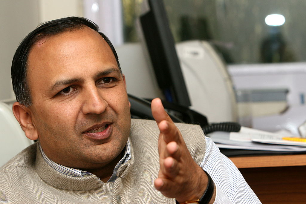 Pratap Bhanu Mehta, President and Chief Executive, Centre for policy research at his office in New Delhi,India.