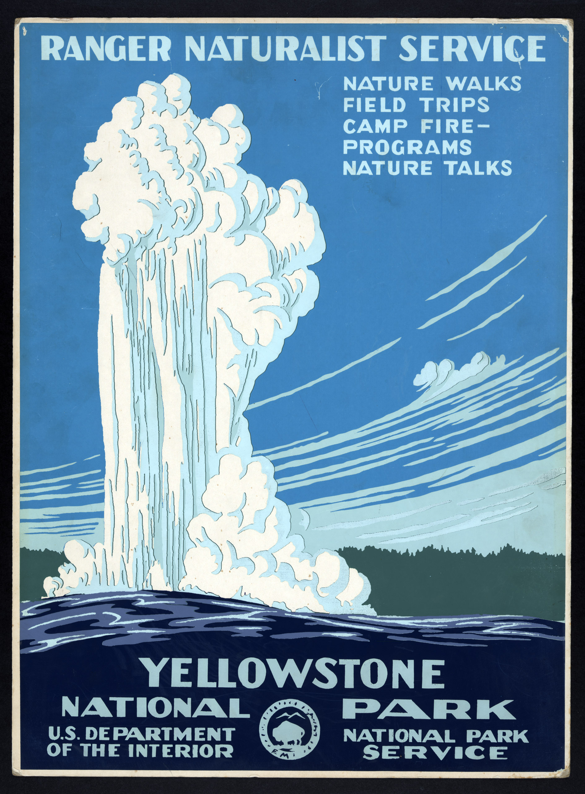 WPA National Parks poster from the Library of Congress.