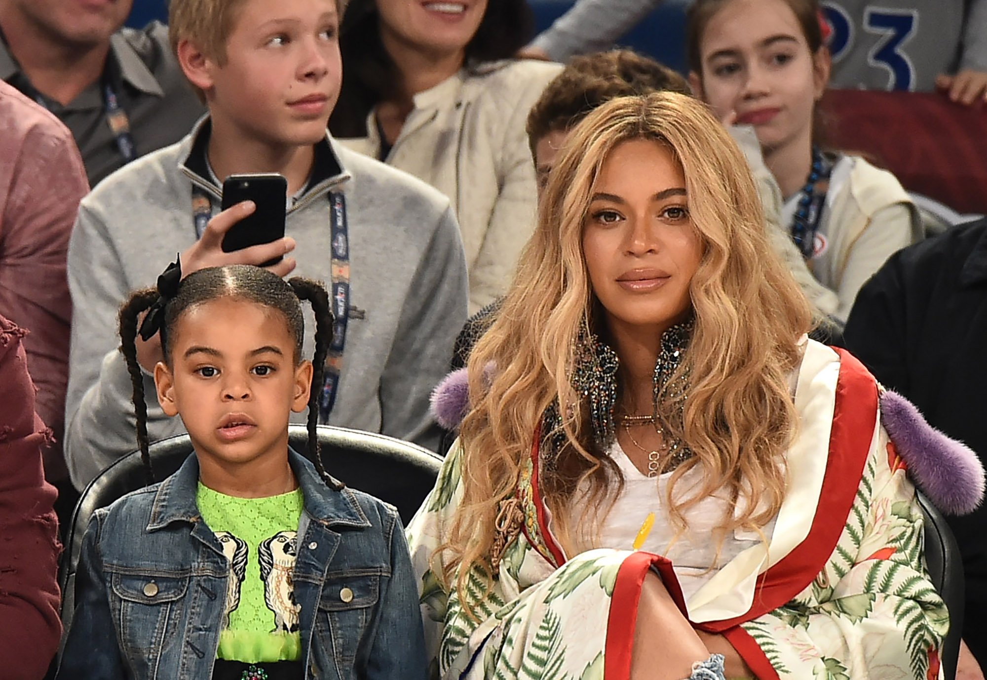 Celebrities Attend The 66th NBA All-Star Game
