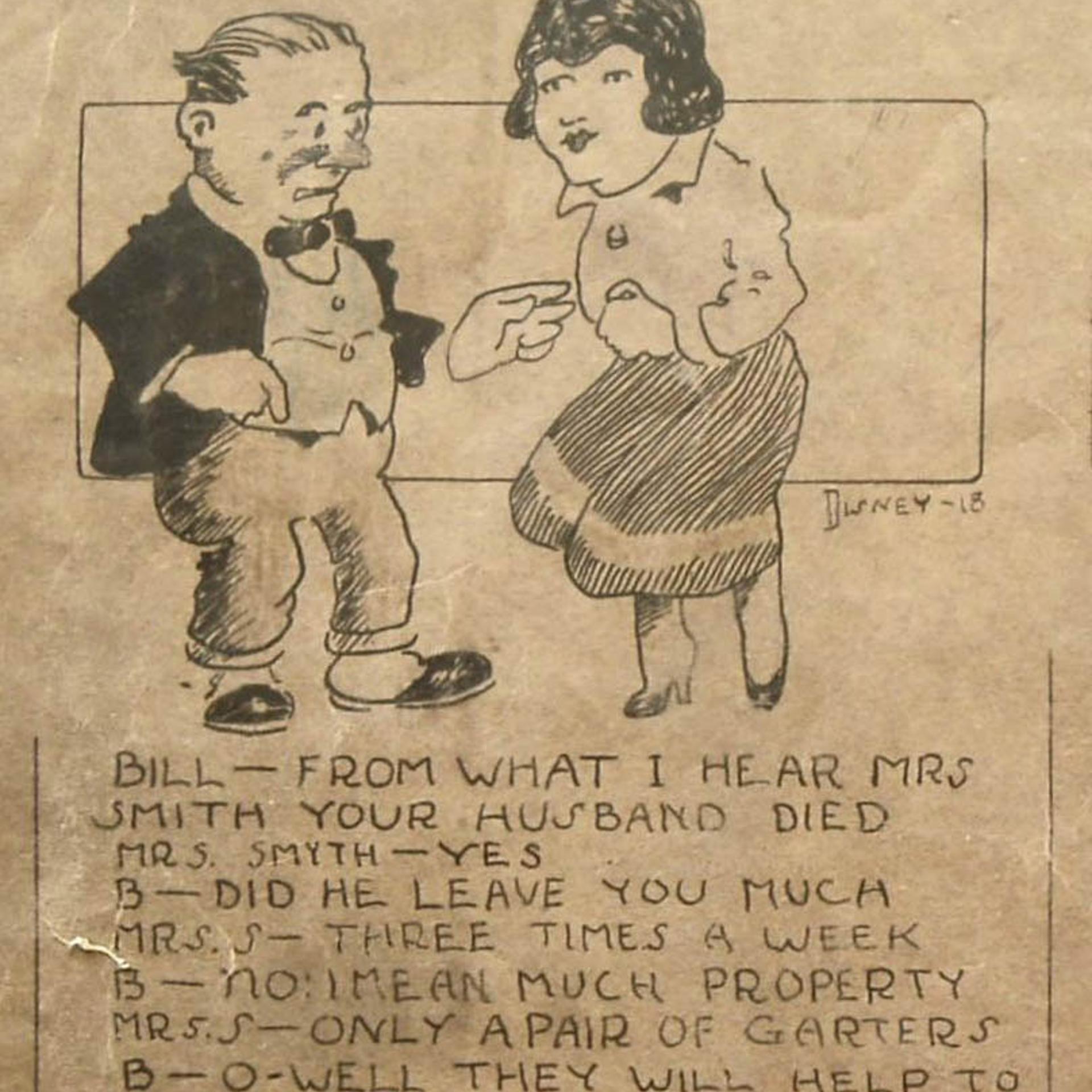 Walt Disney artifact being auctioned at Bonhams in New York on November 23, 2015.